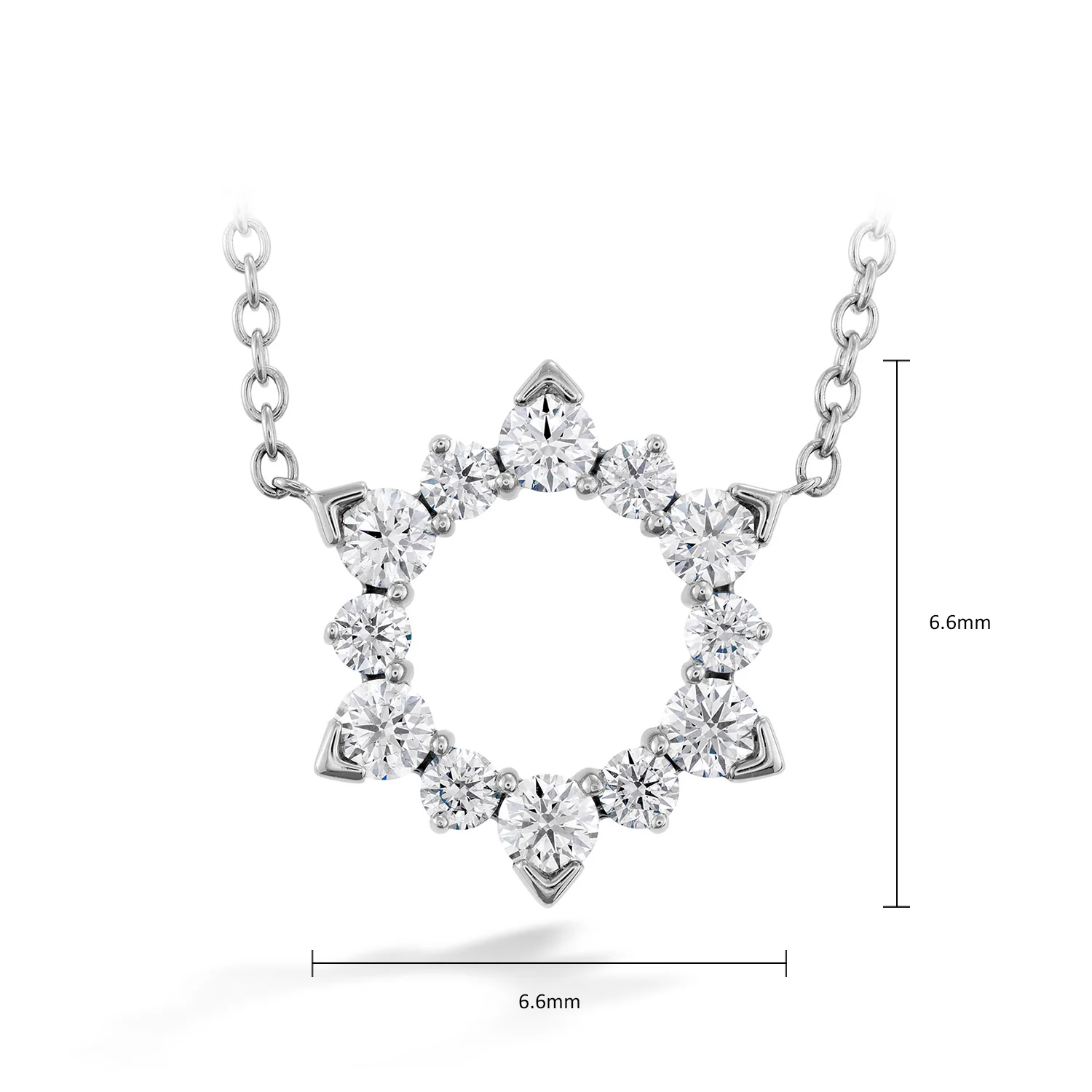 Hearts On Fire 18K Aerial Eclipse Diamond Pendant - 0.46ctw - Image 4