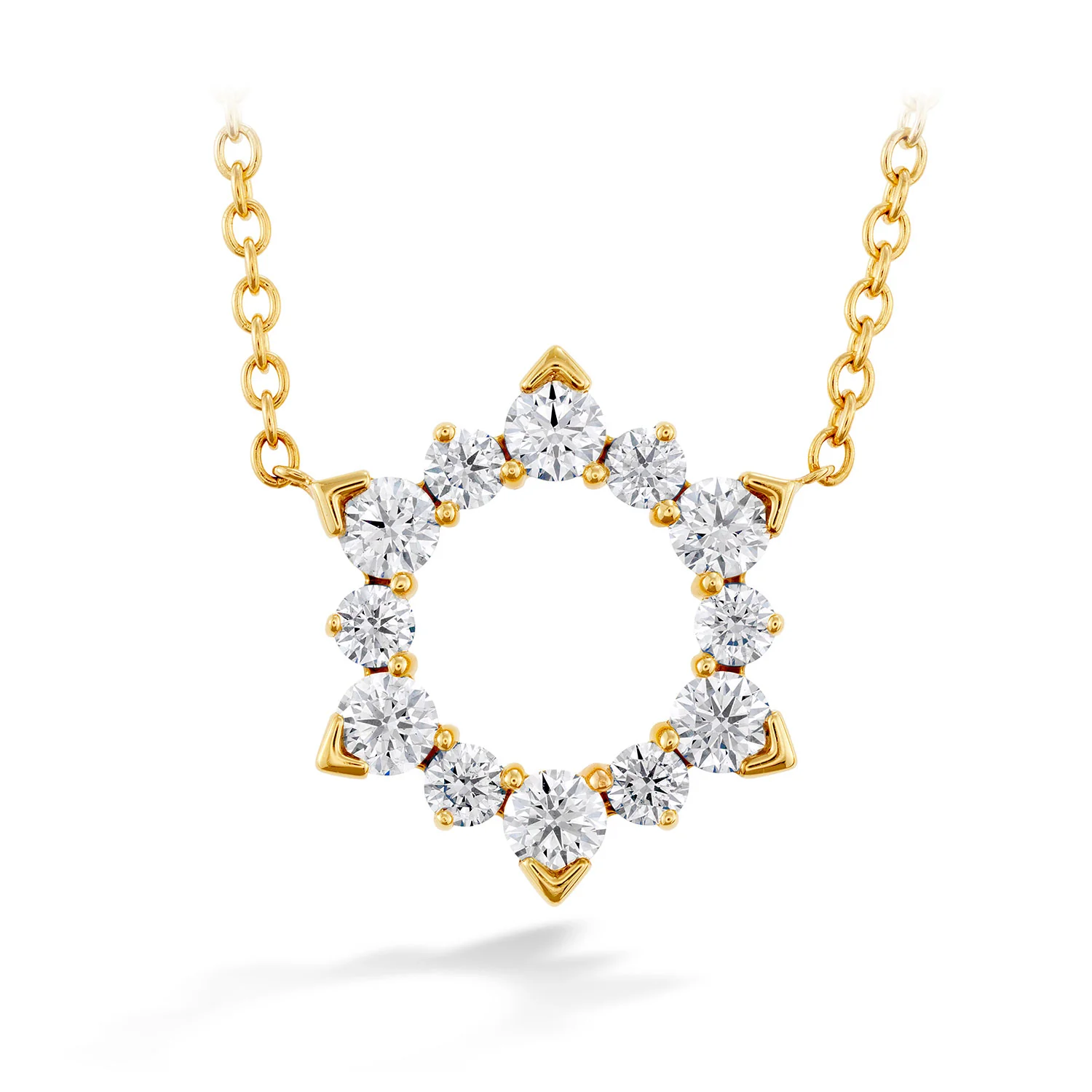 Hearts On Fire 18K Aerial Eclipse Diamond Pendant - 0.52ctw