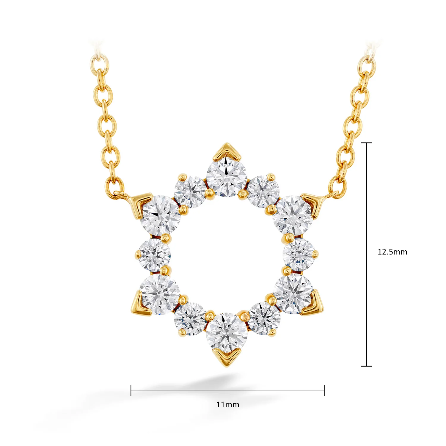 Hearts On Fire 18K Aerial Eclipse Diamond Pendant - 0.52ctw - Image 4