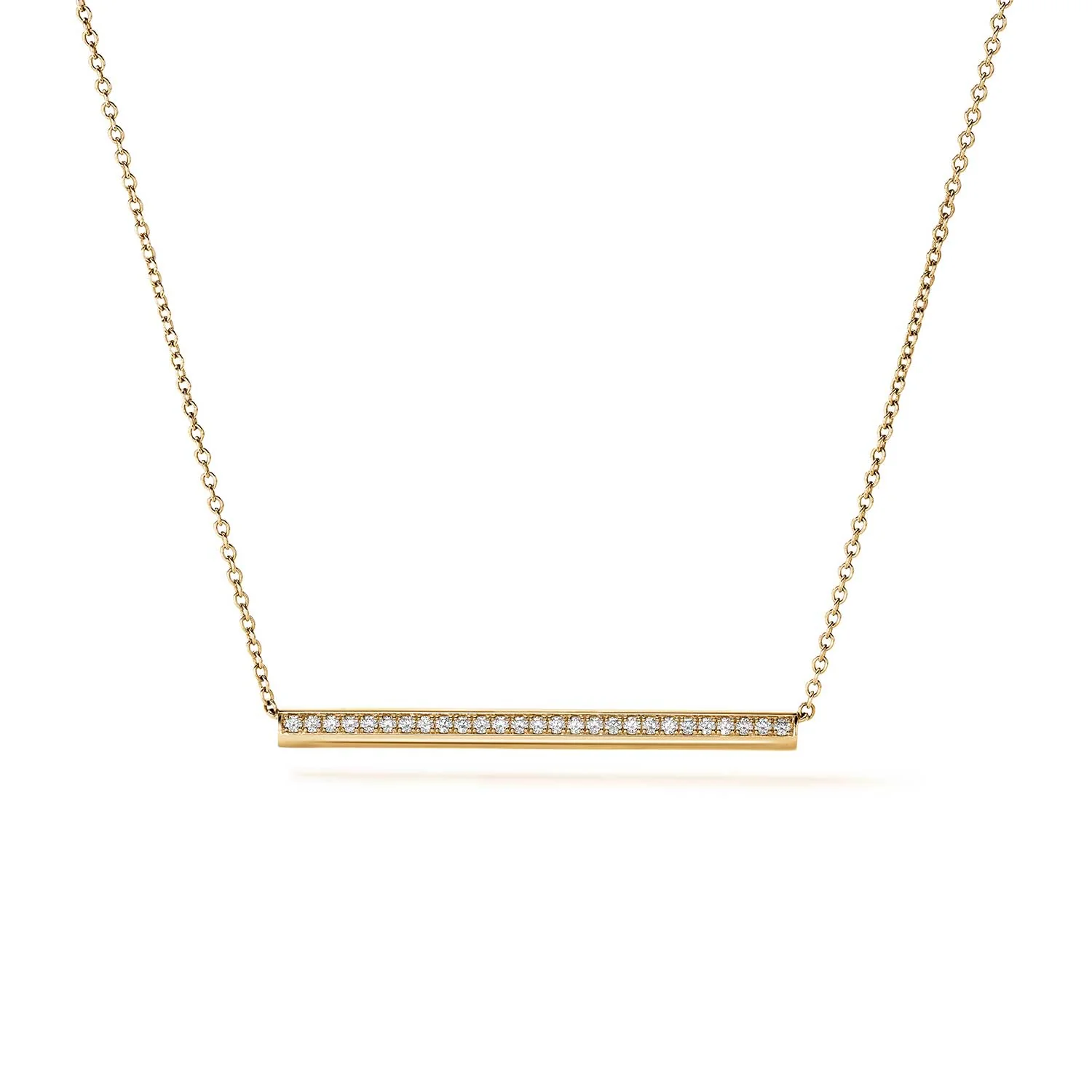 Hearts On Fire 18K Barre Diamond Pavé Pendant