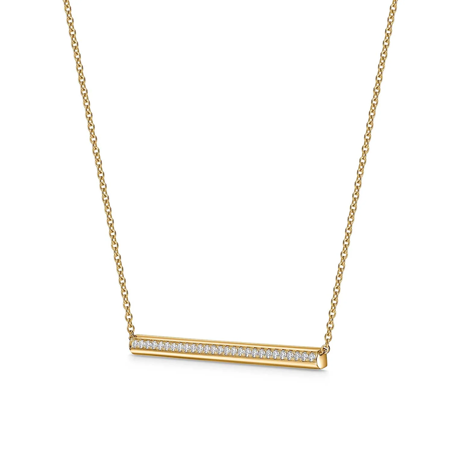 Hearts On Fire 18K Barre Diamond Pavé Pendant - Image 2