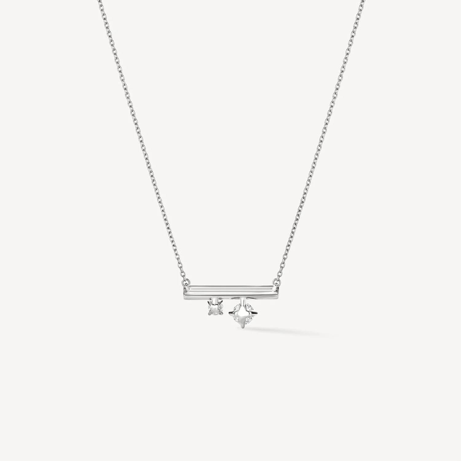 Hearts On Fire 18K Barre Diamond Pendant - Image 2