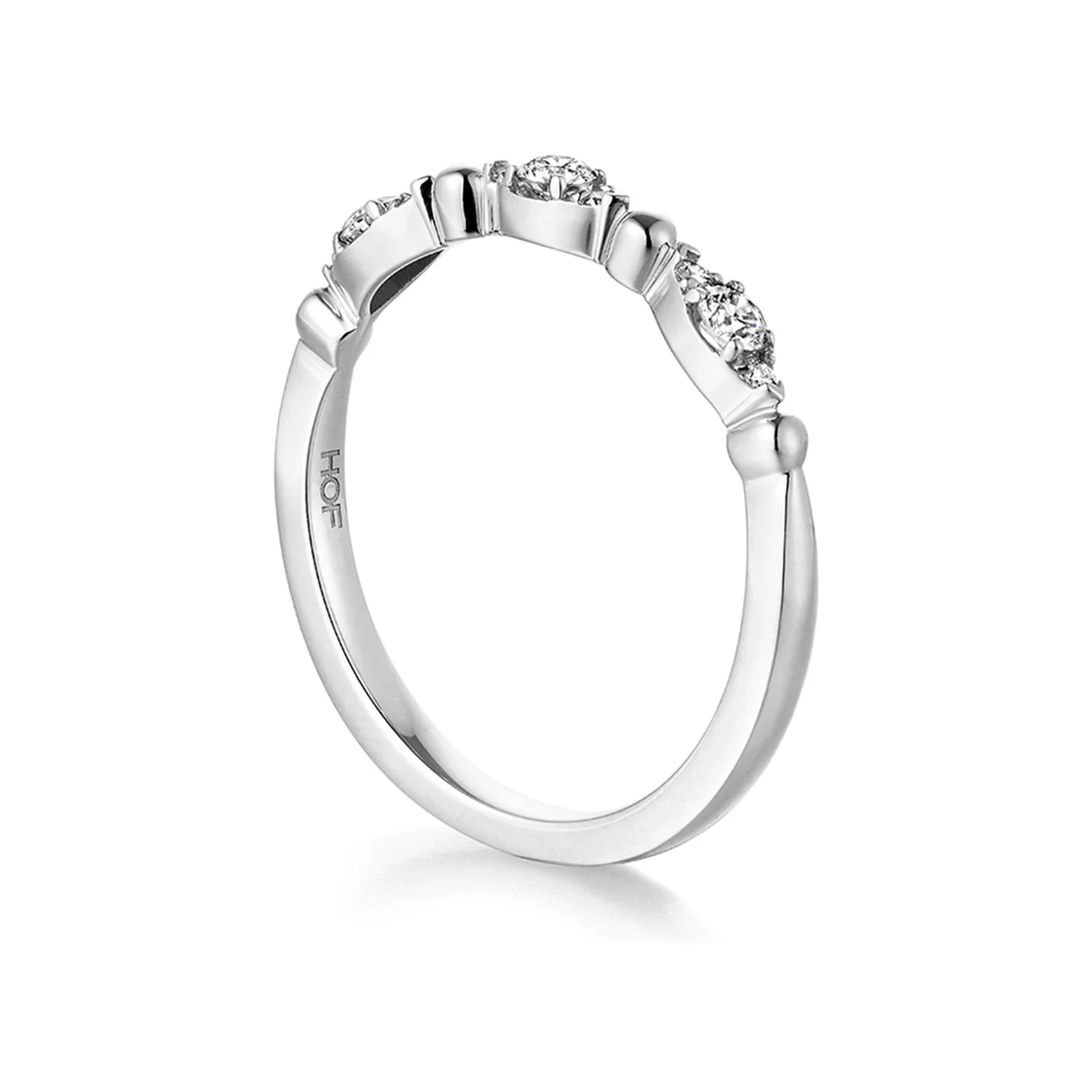 Hearts On Fire 18K Beaded Regal Diamond Band - 0.18ctw - Image 2