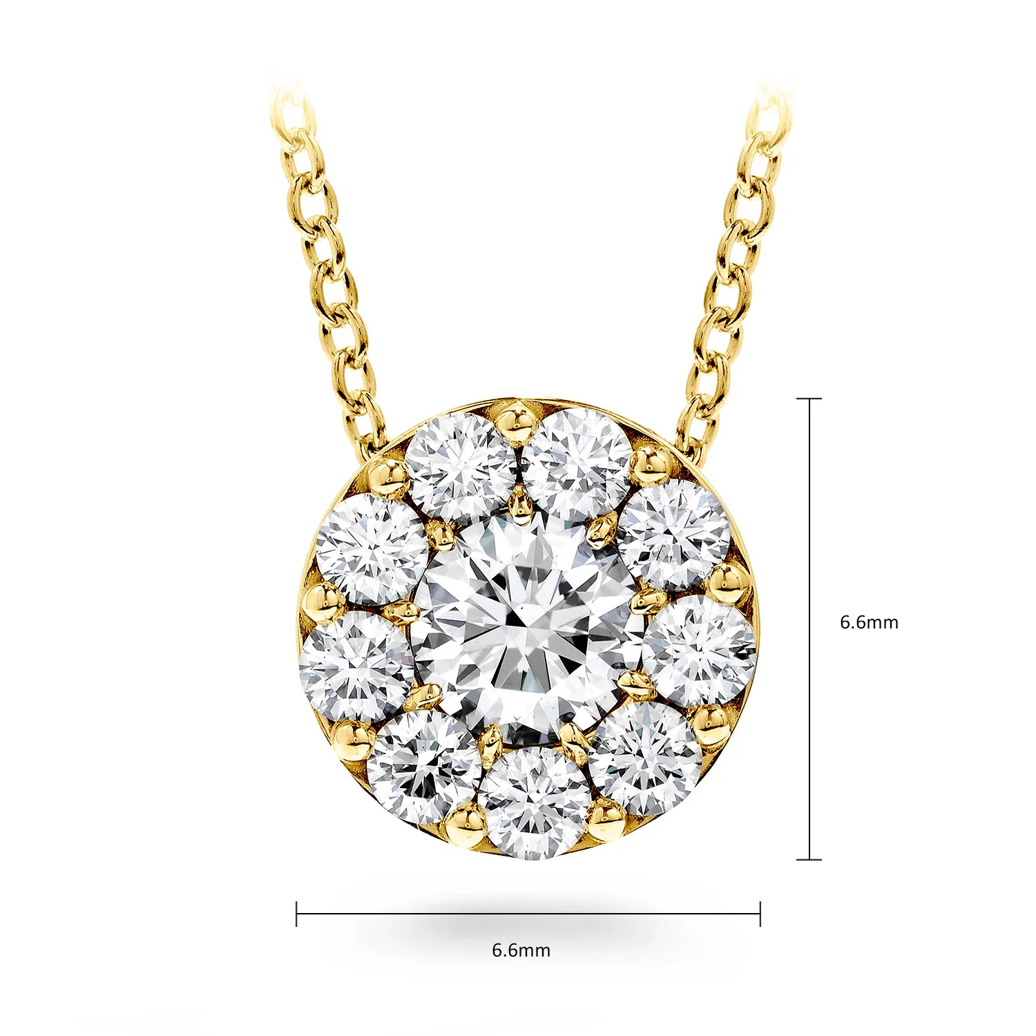 Hearts On Fire 18K Fulfillment Diamond Pendant - 0.26ctw - Image 6