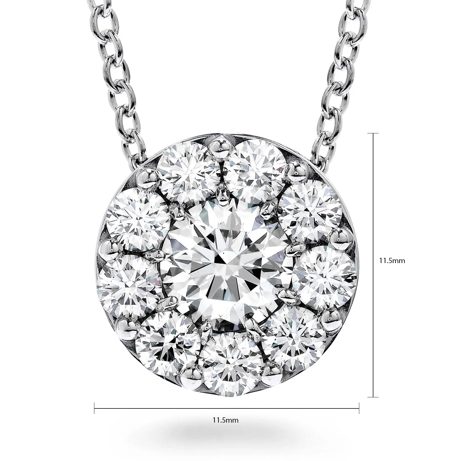 Hearts On Fire 18K Fulfillment Diamond Pendant - 1.54ctw - Image 6
