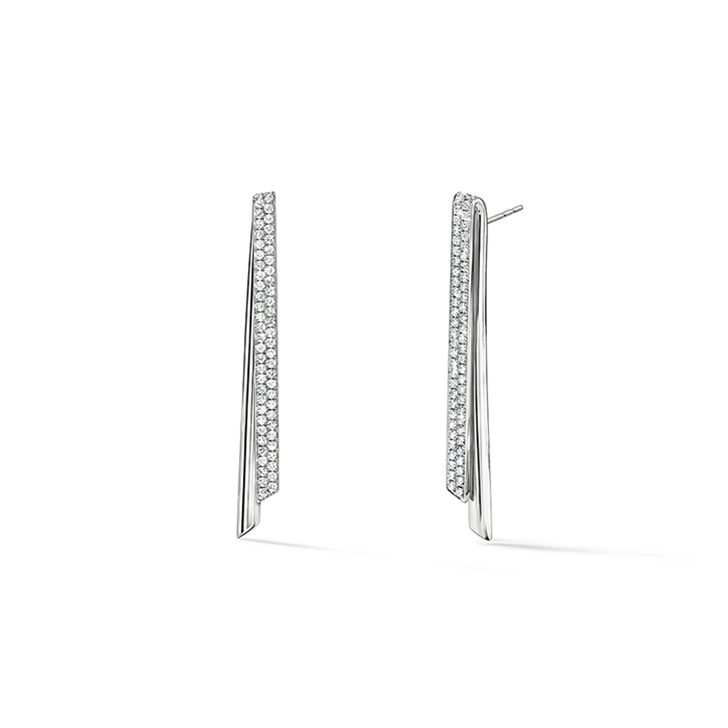 Hearts On Fire 18K INSIDE OUT Diamond Flip Drop Earrings - Image 2