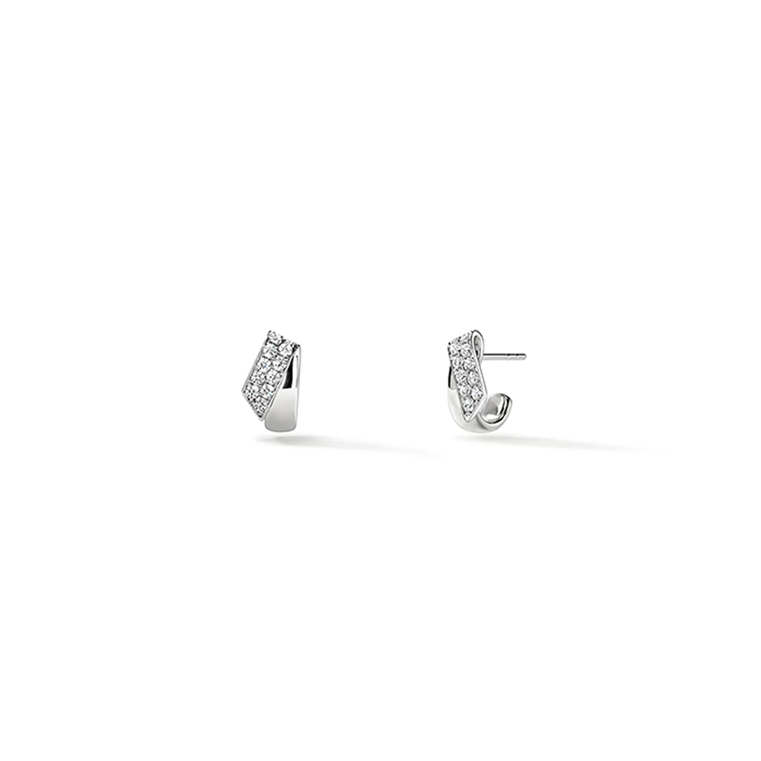 Hearts On Fire 18K INSIDE/OUT Diamond Flip Earrings - Image 2
