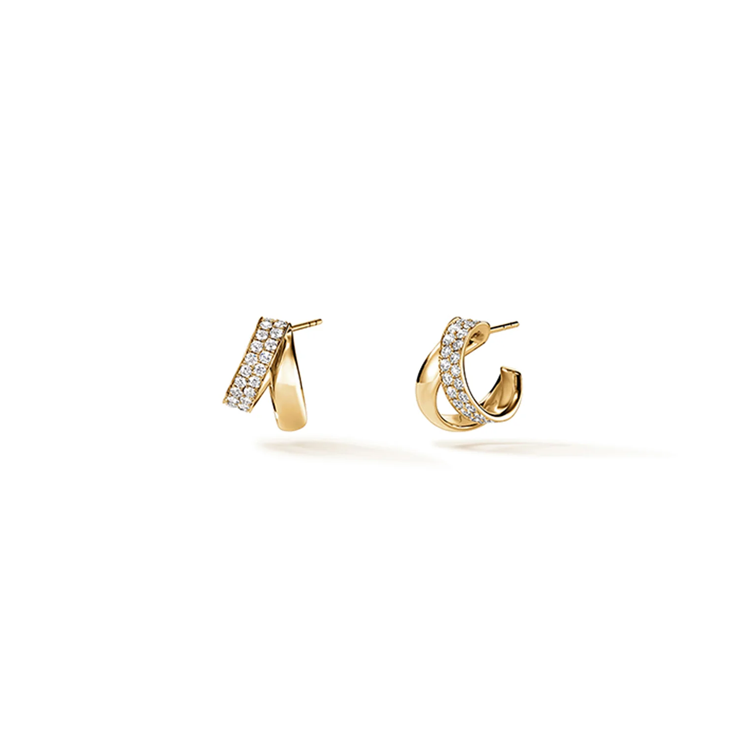 Hearts On Fire 18K INSIDE OUT Diamond Flip Earrings - Image 2