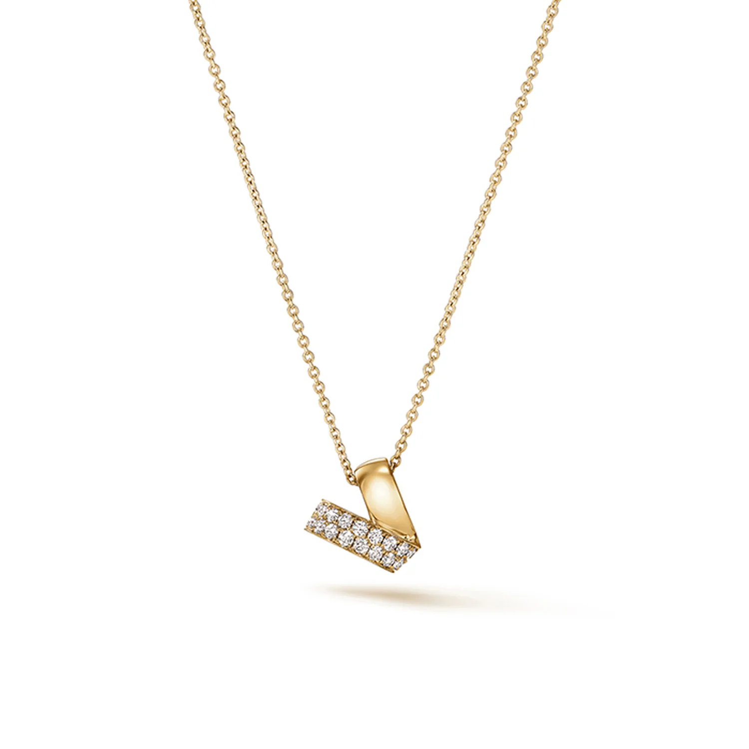 Hearts On Fire 18K INSIDE/OUT Spiral Diamond Pendant - Image 3