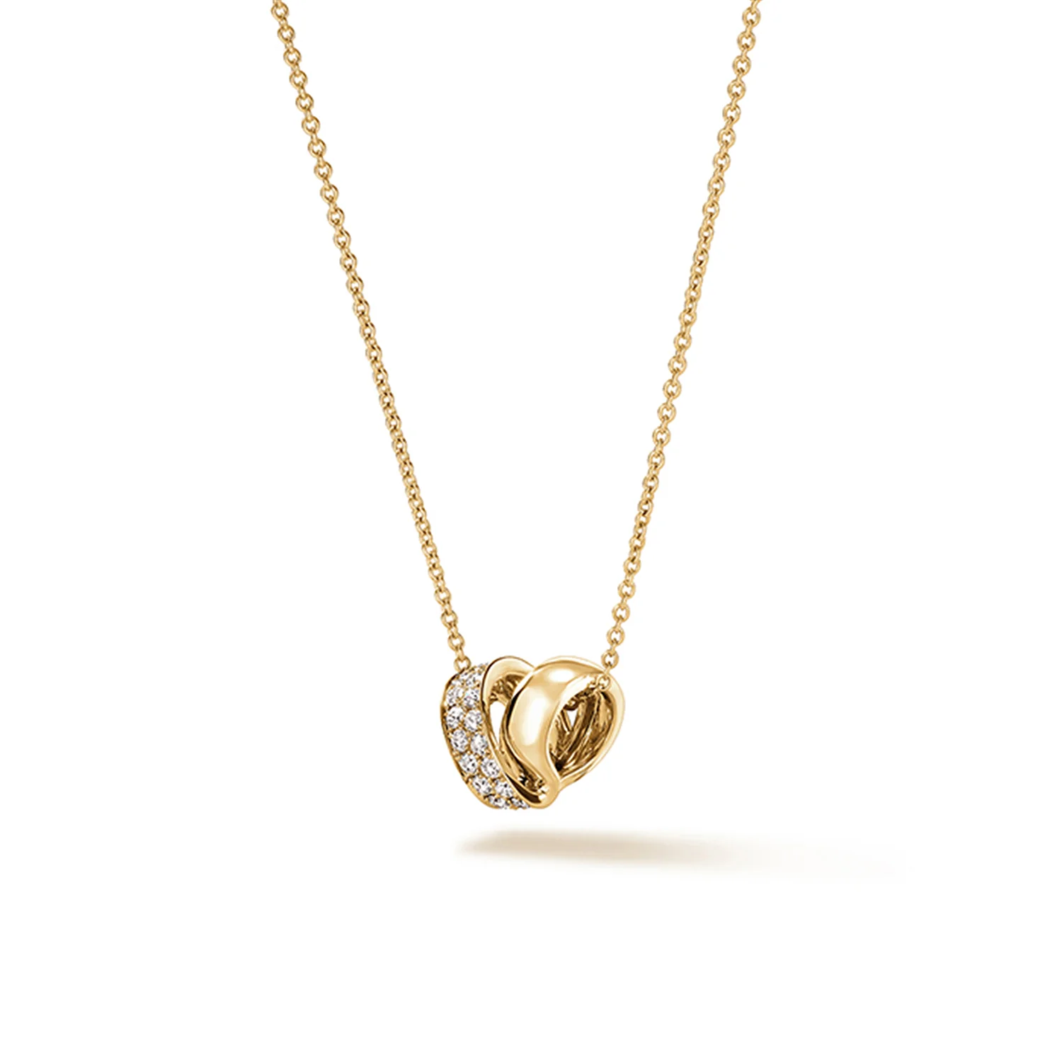 Hearts On Fire 18K INSIDE/OUT Spiral Diamond Pendant - Image 6
