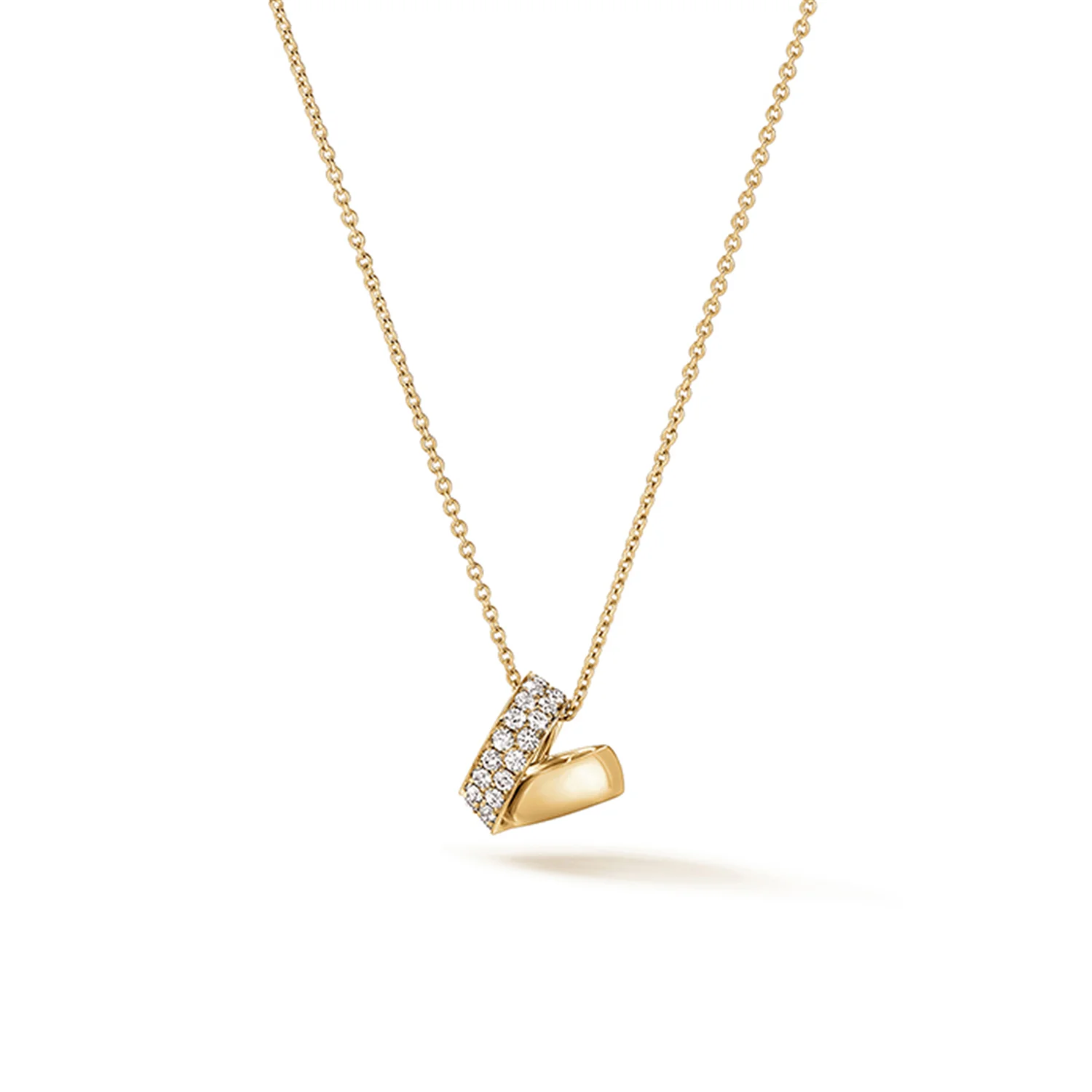 Hearts On Fire 18K INSIDE/OUT Spiral Diamond Pendant - Image 7