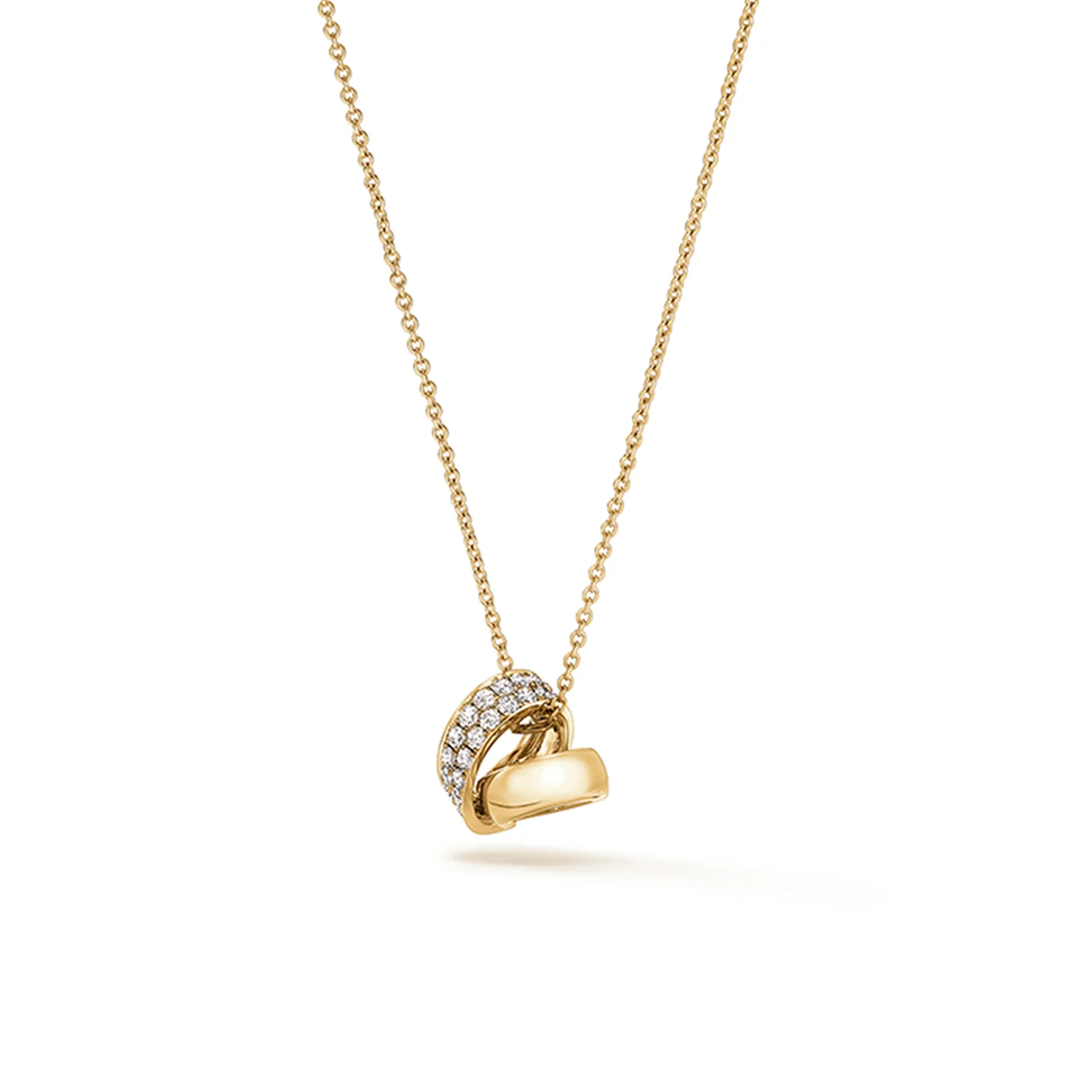 Hearts On Fire 18K INSIDE/OUT Spiral Diamond Pendant - Image 8
