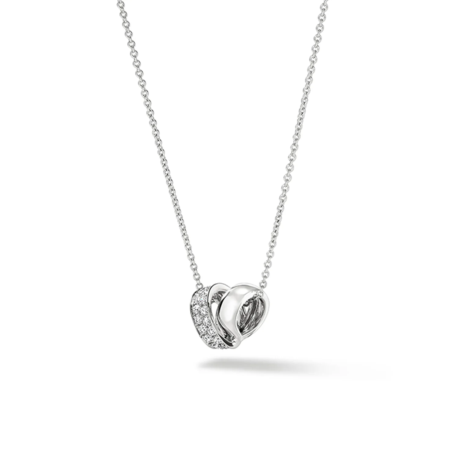 Hearts On Fire 18K INSIDE/OUT Spiral Diamond Pendant Necklace - Image 6