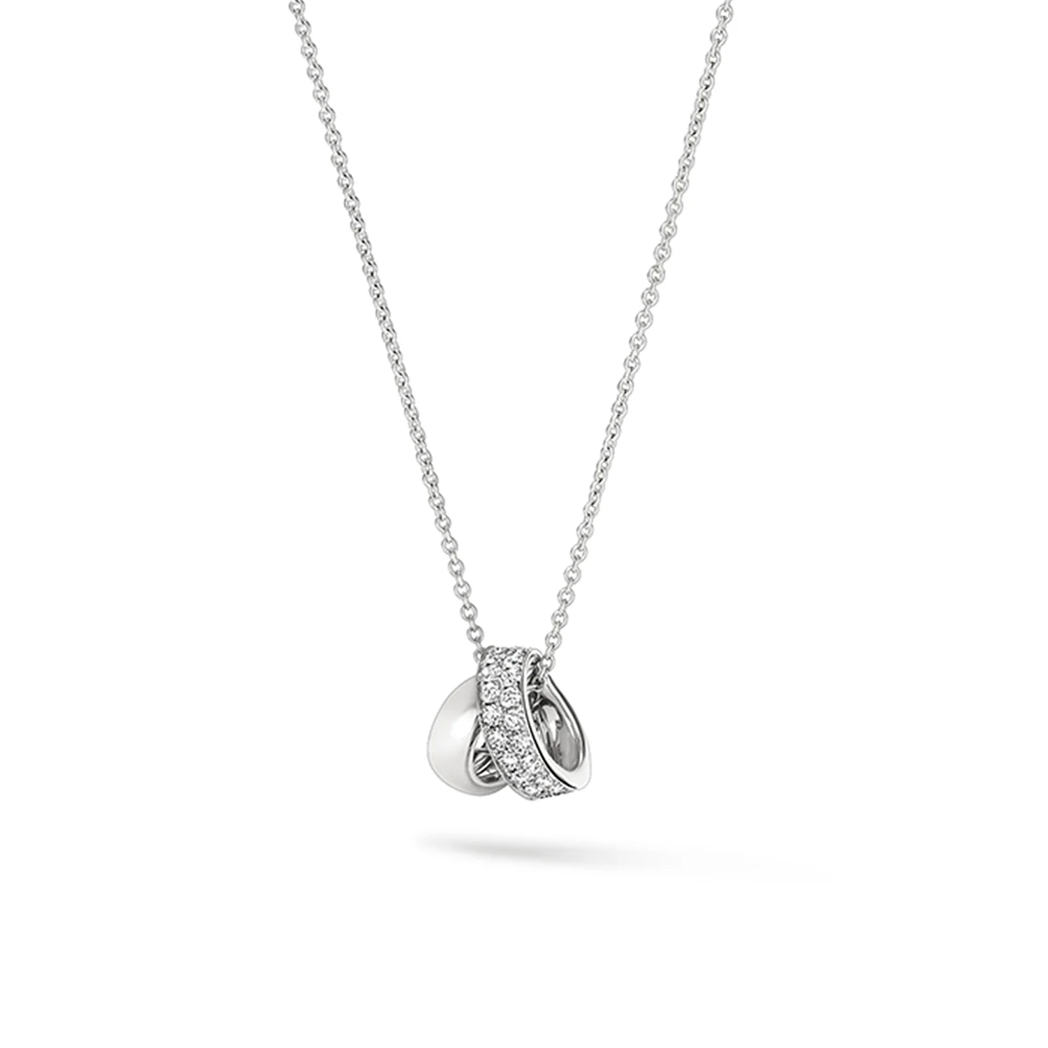 Hearts On Fire 18K INSIDE OUT Spiral Diamond Pendant Necklace - Image 2