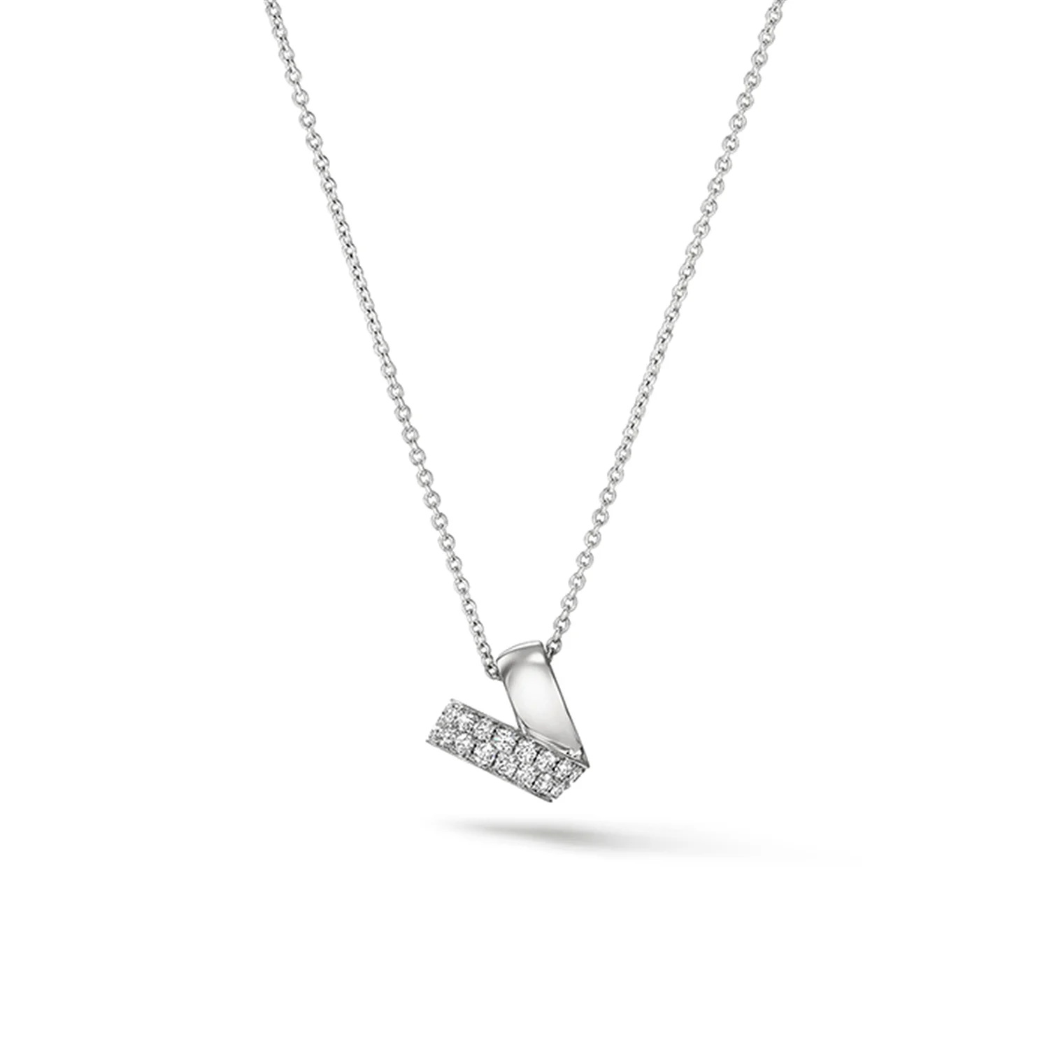 Hearts On Fire 18K INSIDE OUT Spiral Diamond Pendant Necklace - Image 3
