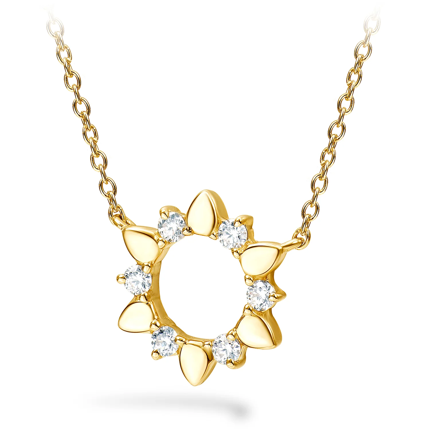 Hearts On Fire 18K Mini Aerial Eclipse Pendant Necklace - 0.11ctw - Image 2