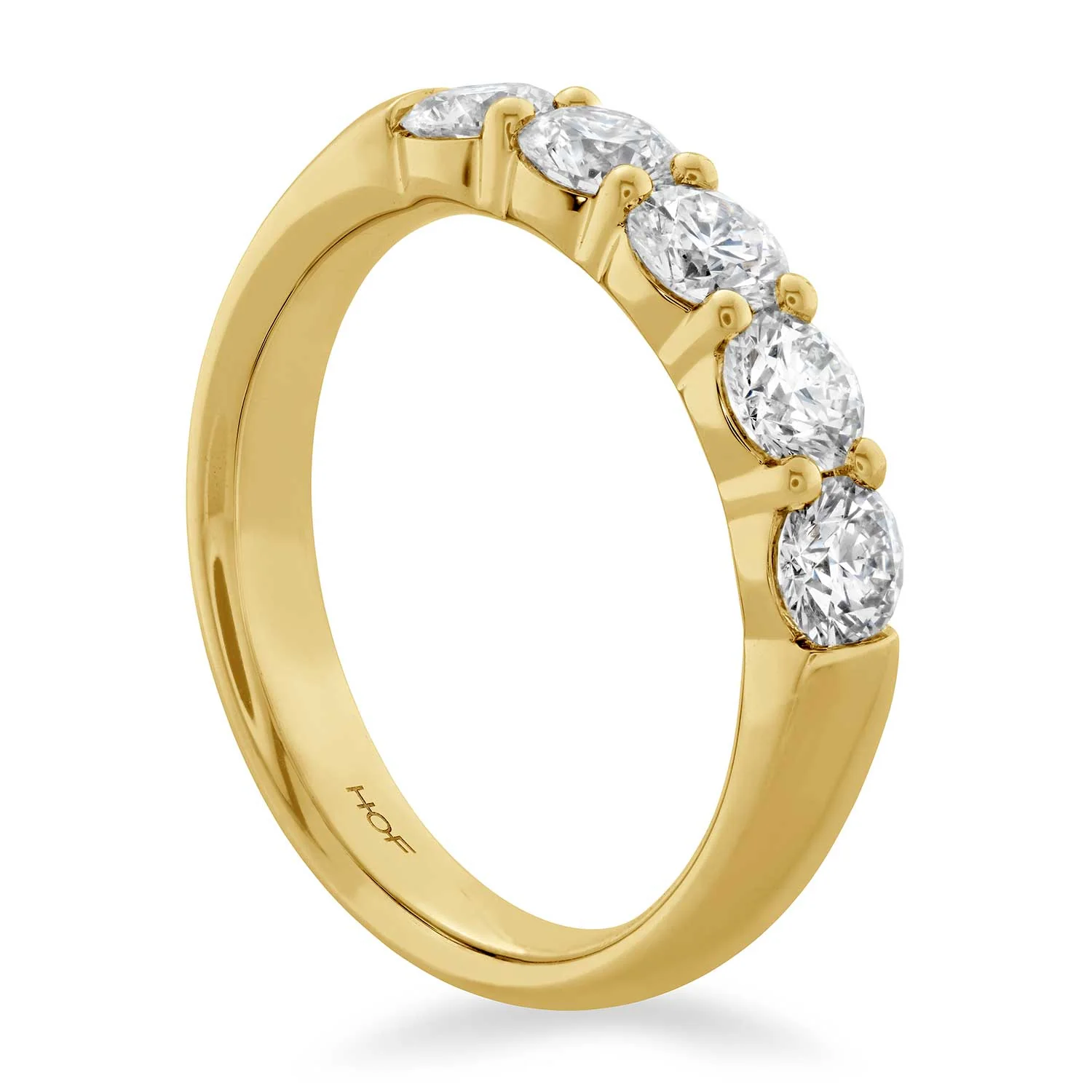 Hearts On Fire 18K Signature 5-Stone Diamond Band - 1.60ctw - Image 2