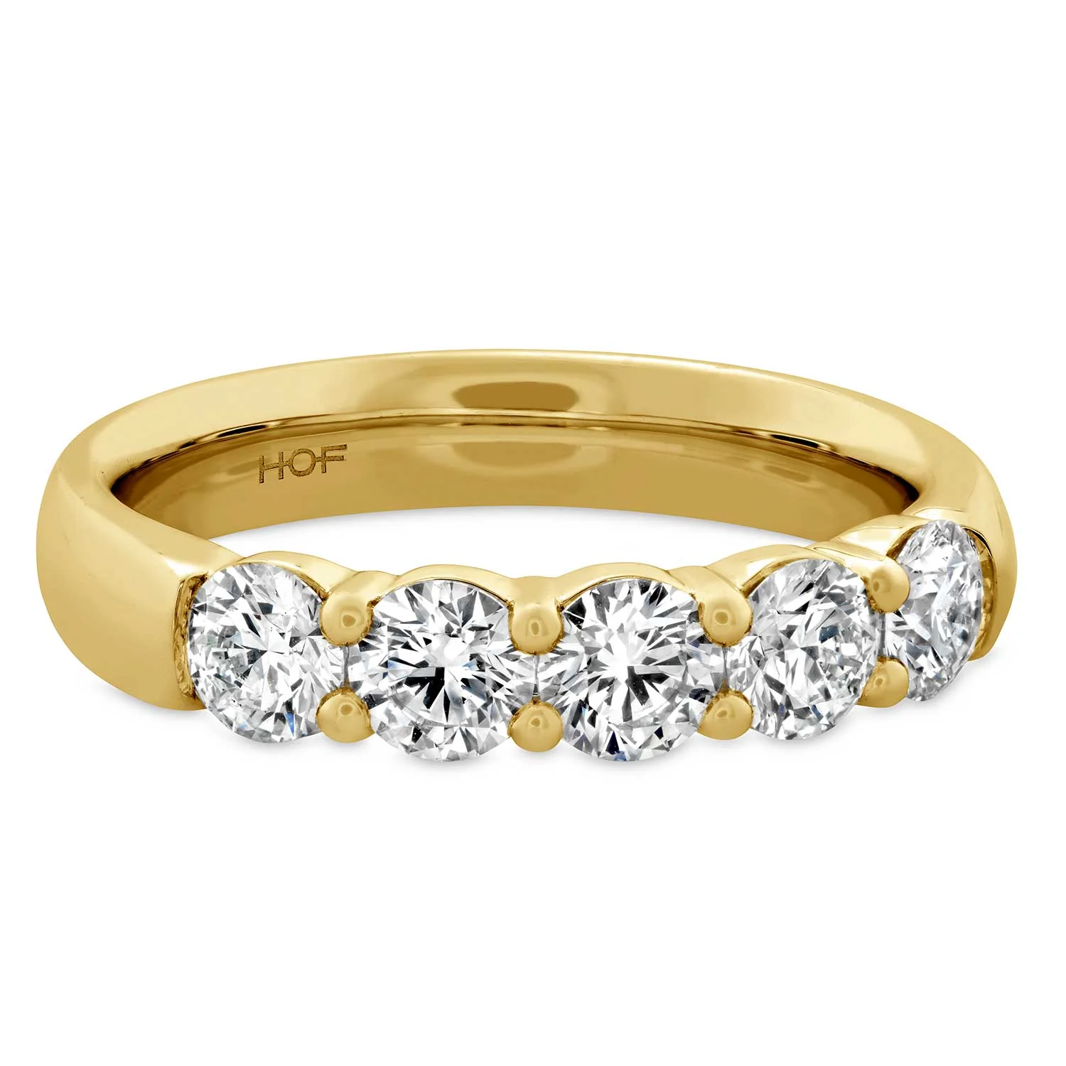 Hearts On Fire 18K Signature 5-Stone Diamond Band - 1.60ctw - Image 3