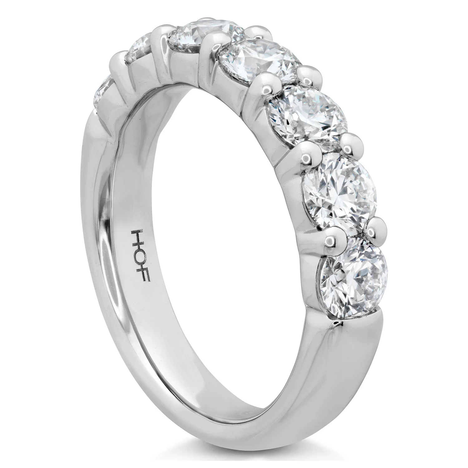 Hearts On Fire 18K Signature 7 Stone Diamond Band - 1.90ctw - Image 2