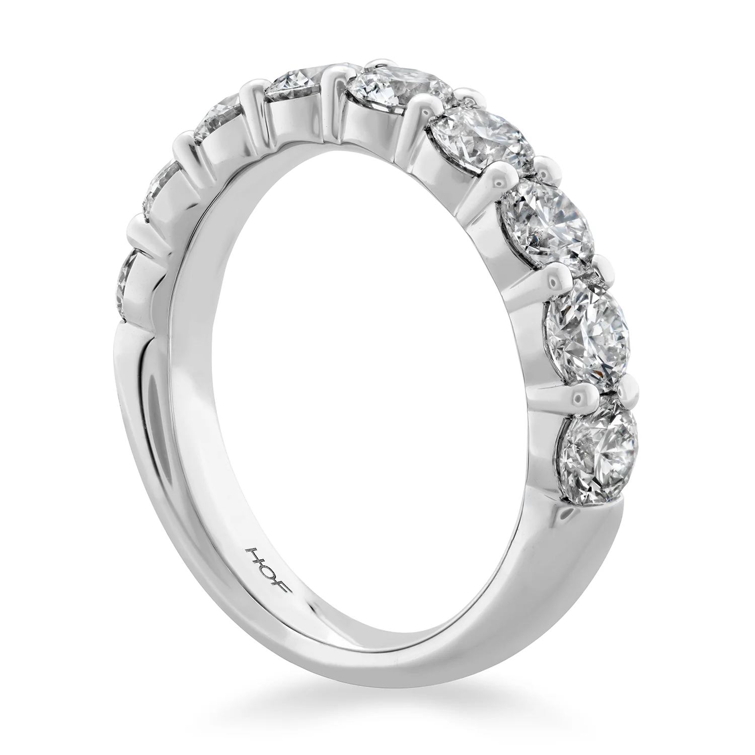 Hearts On Fire 18K Signature 9-Stone Diamond Band - 0.96ctw - Image 2