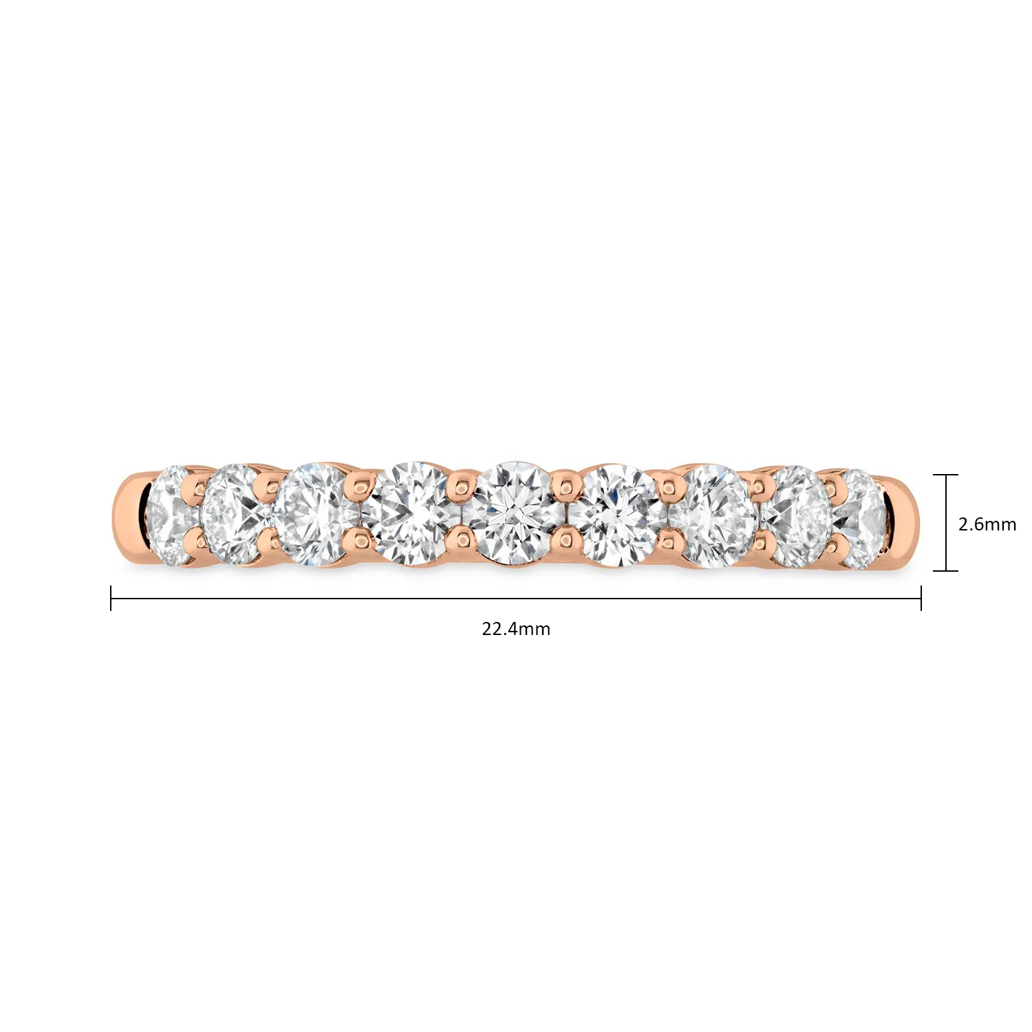 Hearts On Fire 18K Signature 9-Stone Diamond Band - Image 4