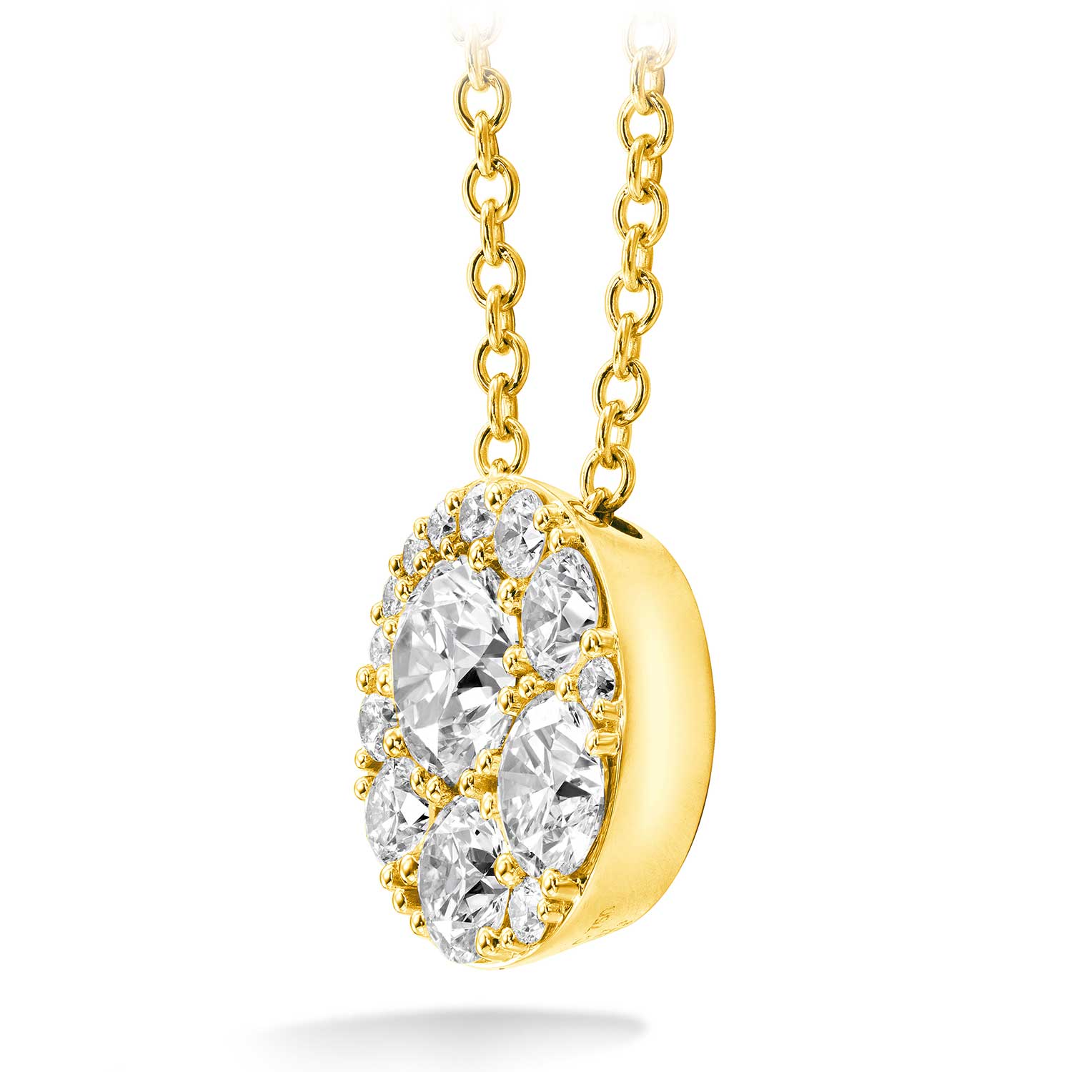 Hearts On Fire 18K Tessa Circle Diamond Necklace - 0.25ctw - Image 2