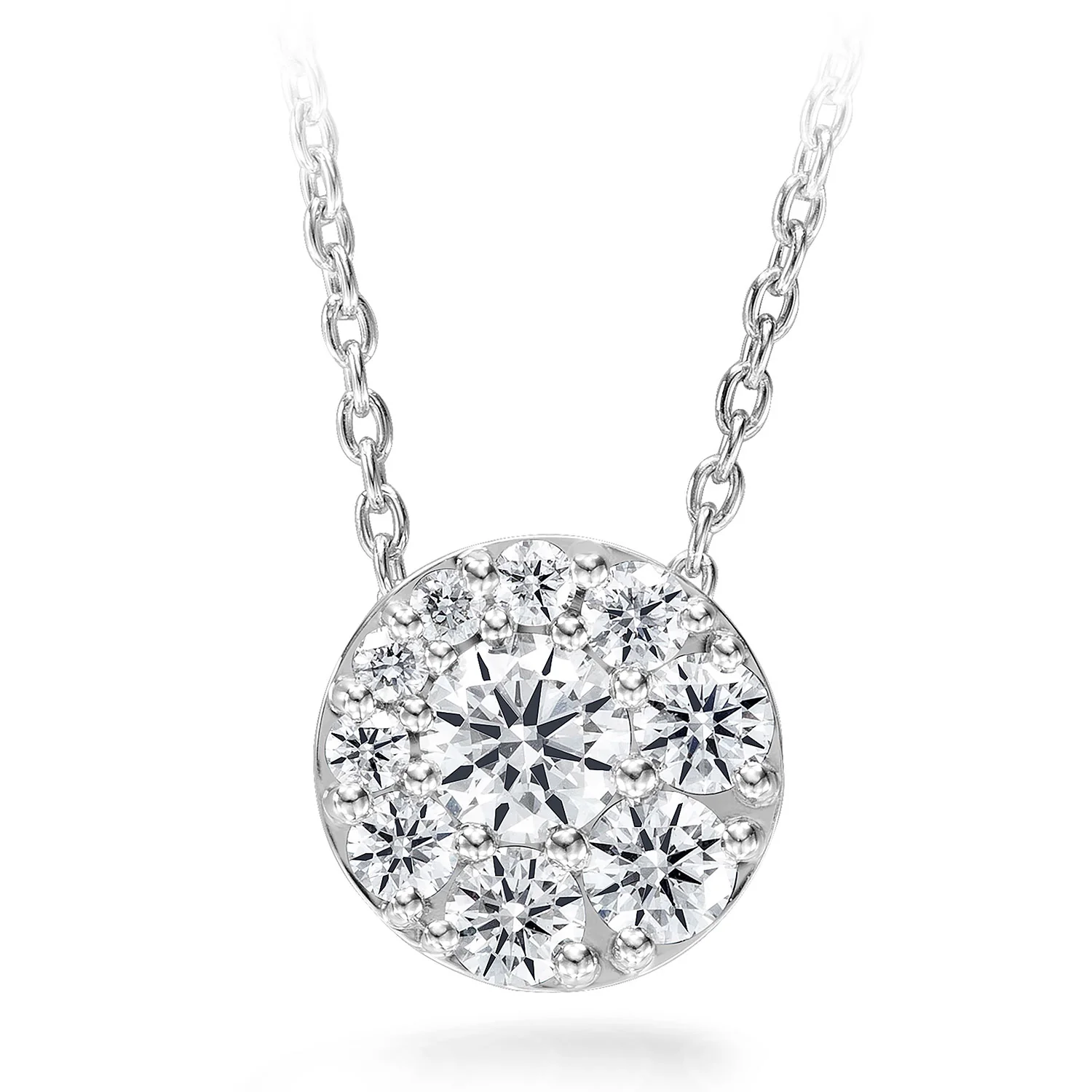 Hearts On Fire 18K Tessa Diamond Circle Pendant - 0.25ctw