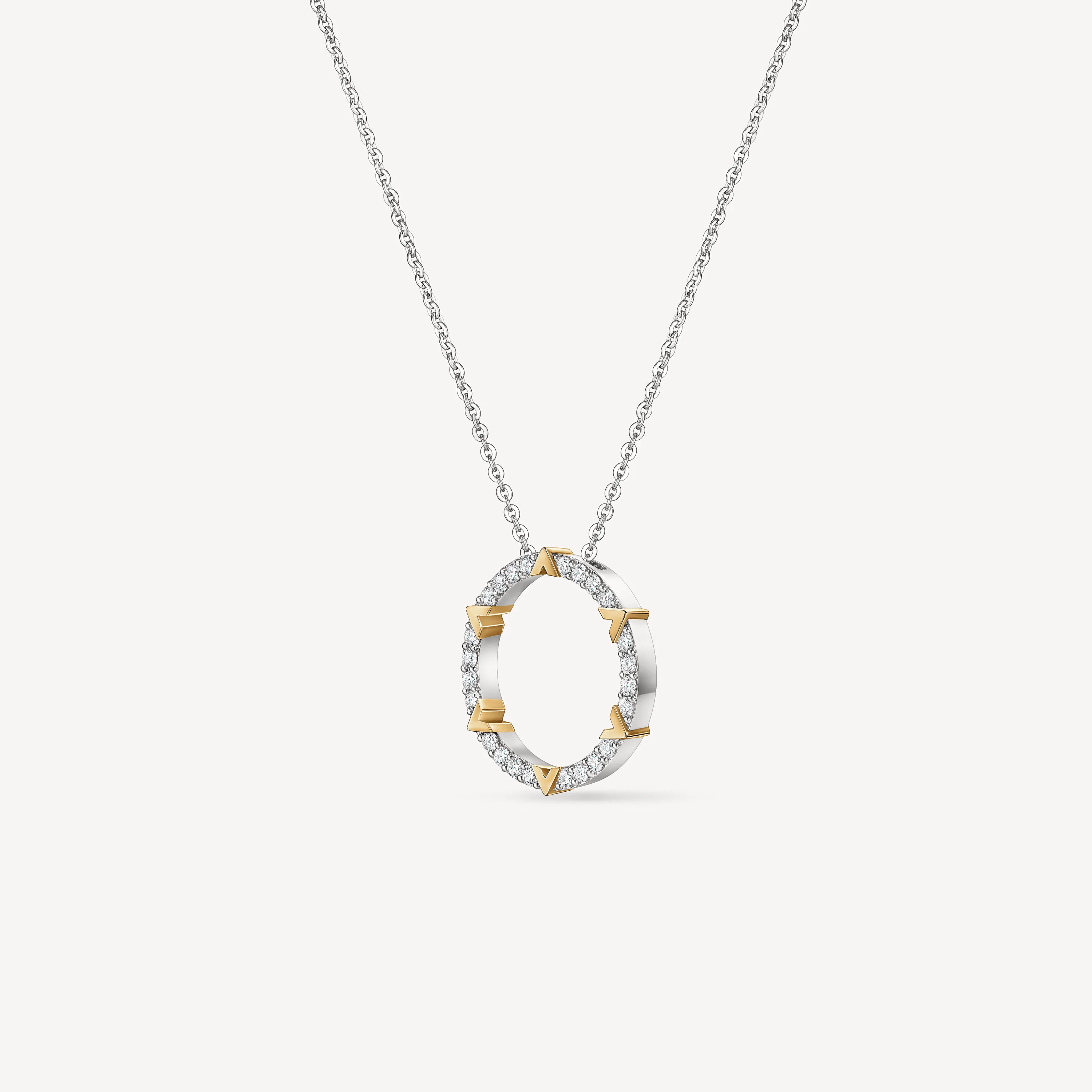 Hearts On Fire 18K Two-Tone Copley Diamond Necklace - 0.48ctw - Image 2