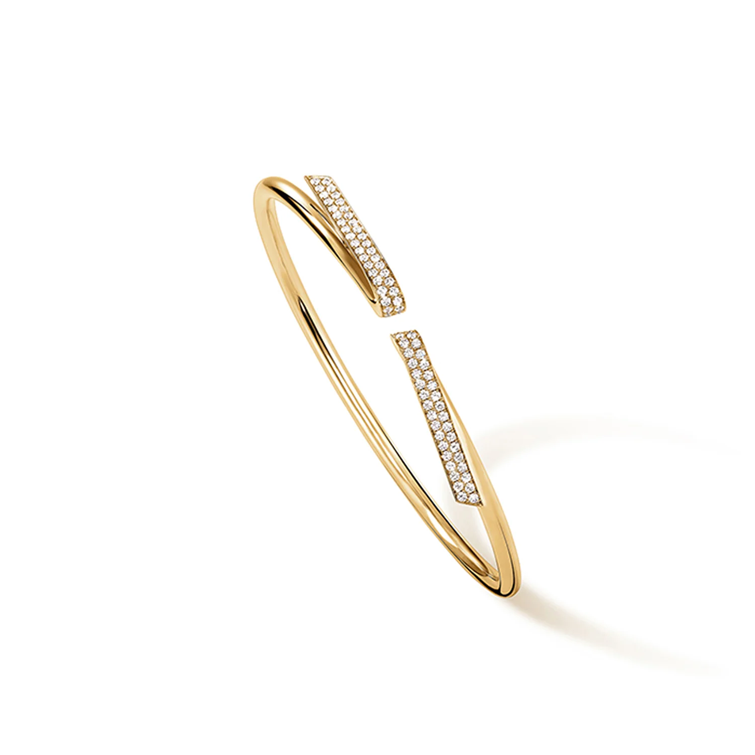 Hearts On Fire 18K Inside Out Diamond Flexi Bangle - Image 2
