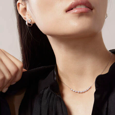 Hearts On Fire 18K Aerial Dewdrop Diamond Pendant - Small - Image 3
