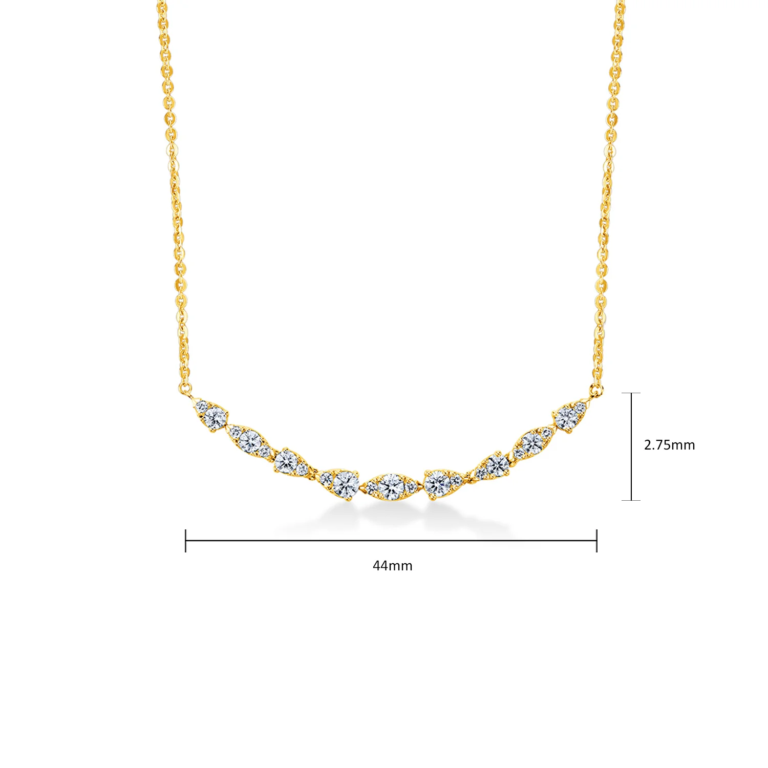 Hearts On Fire 18K Aerial Dewdrop Diamond Pendant - Small - Image 4
