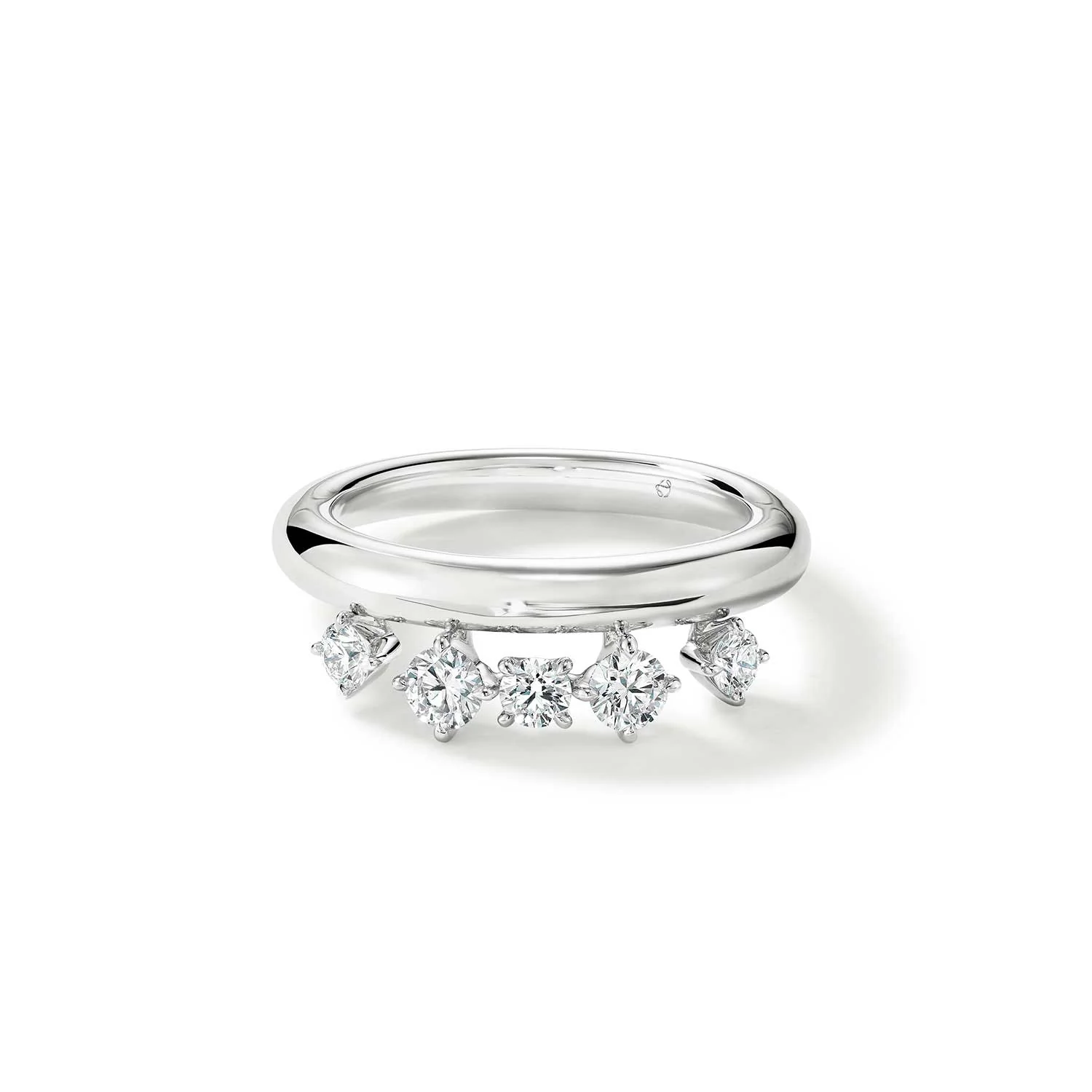 Hearts On Fire 18K Barre Floating Diamond Ring