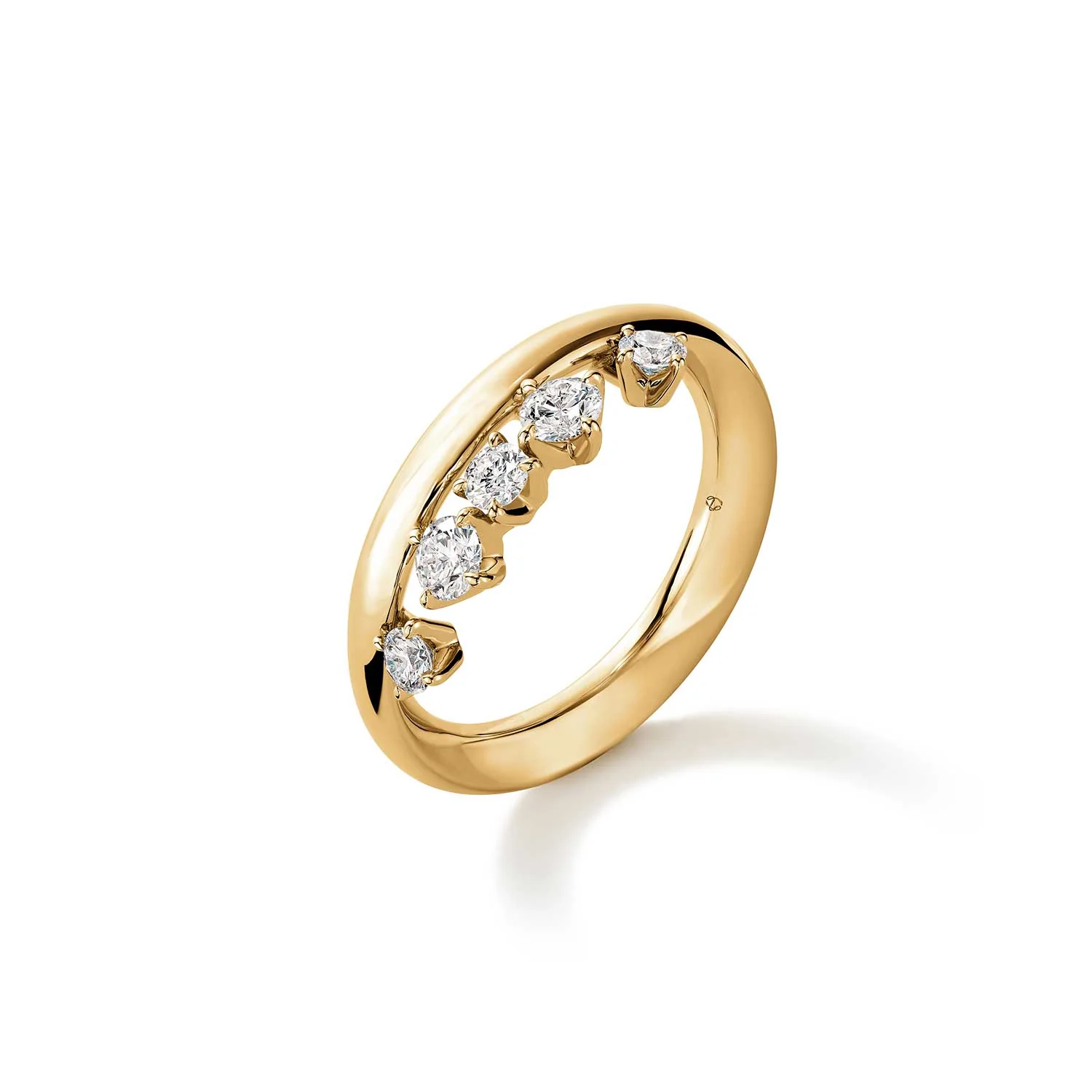 Hearts On Fire 18K Barre Floating Diamond Ring - Image 2