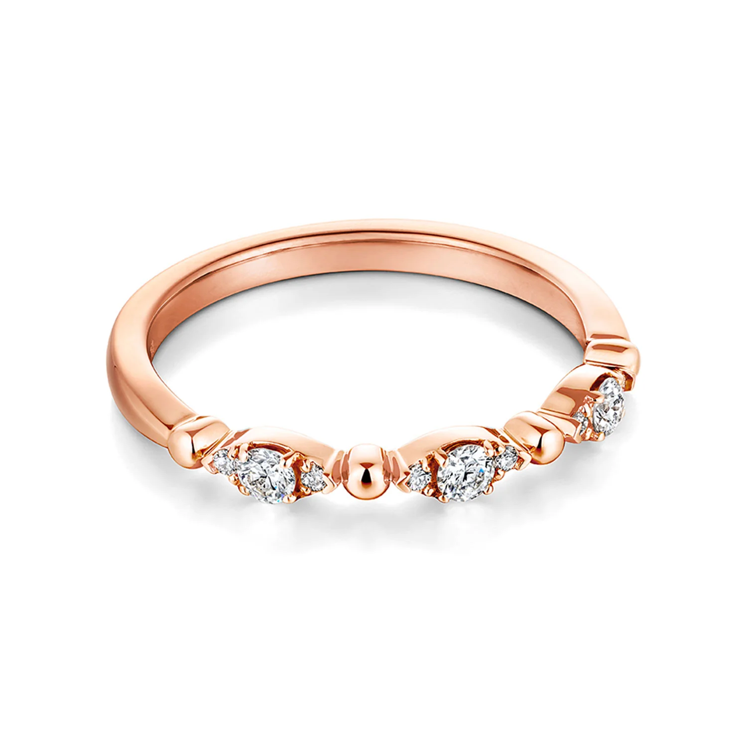 Hearts On Fire 18K Beaded Regal Diamond Band - Image 3