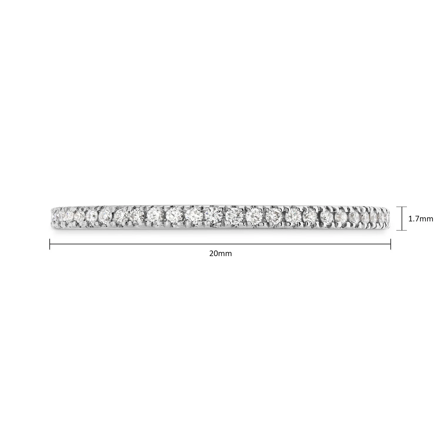 Hearts On Fire 18K Classic Diamond Eternity Band - 0.21ctw - Image 4