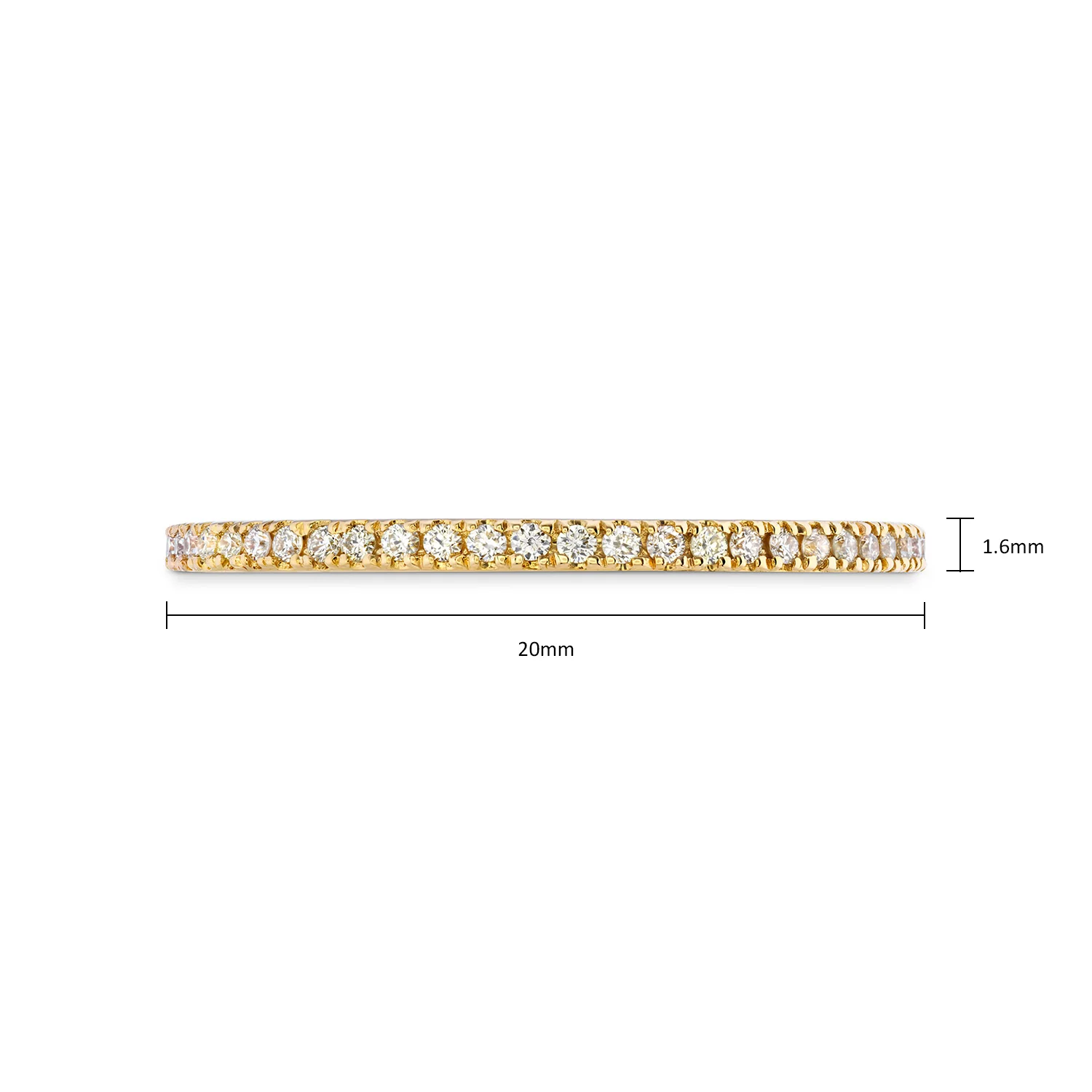 Hearts On Fire 18K Classic Eternity Band - 0.22ctw - Image 4