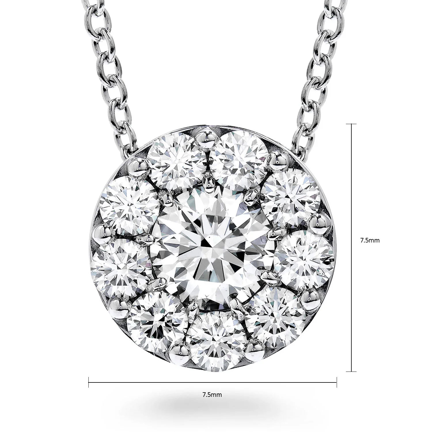 Hearts On Fire 18K Fulfillment Diamond Pendant - 0.50ctw - Image 6