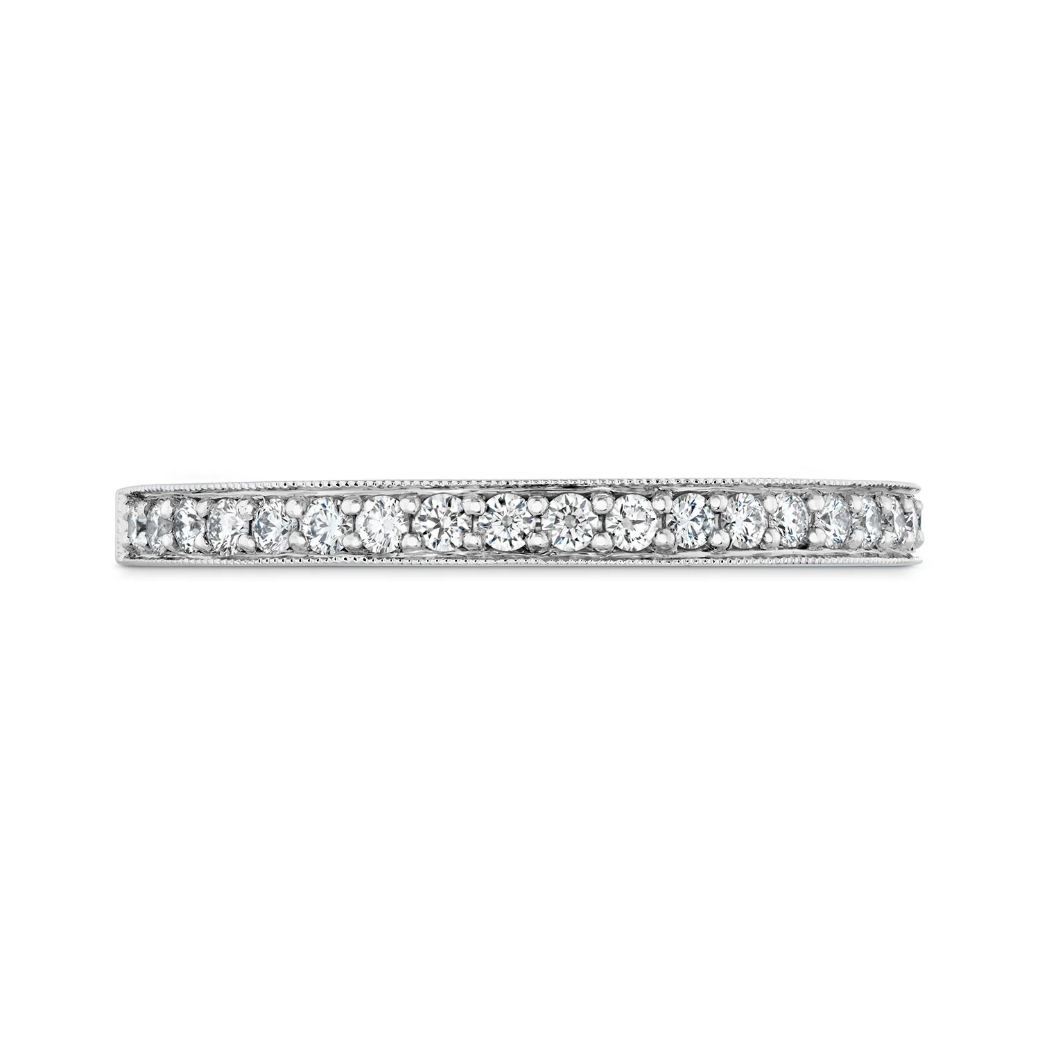 Hearts On Fire 18K Liliana Milgrain Diamond Band