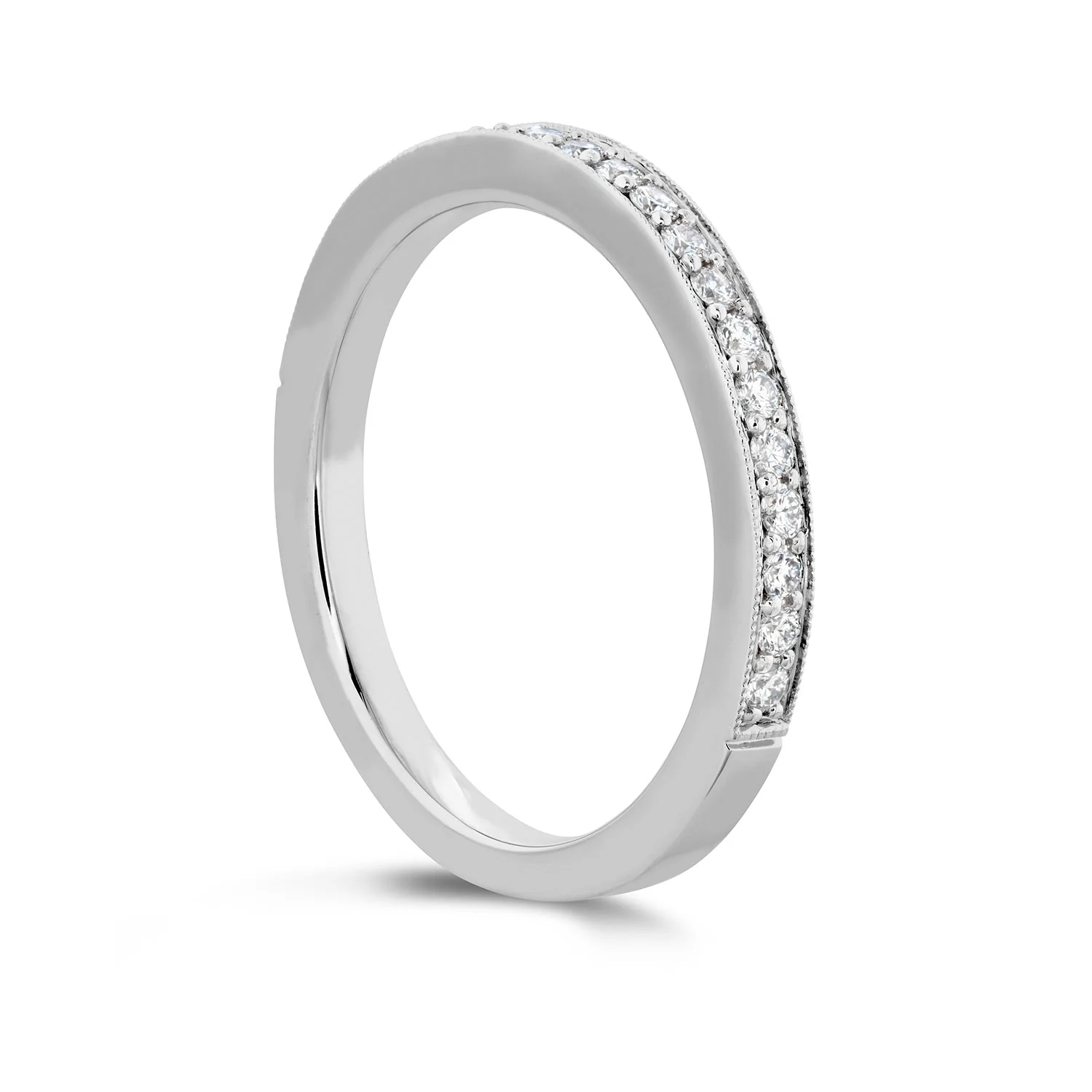 Hearts On Fire 18K Liliana Milgrain Diamond Band - Image 2