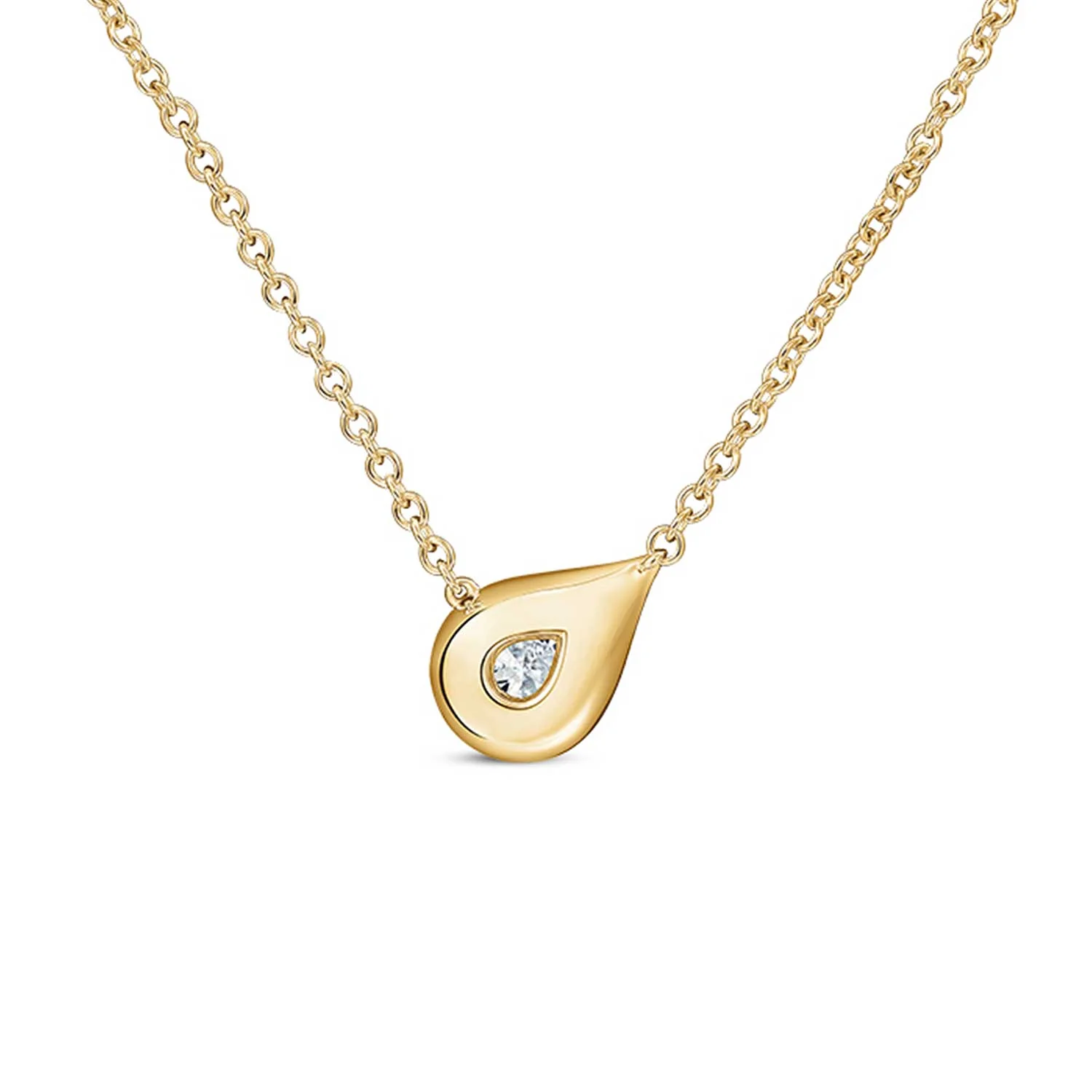 Hearts On Fire 18K LU Diamond Droplet Pendant - 0.34ctw - Image 3