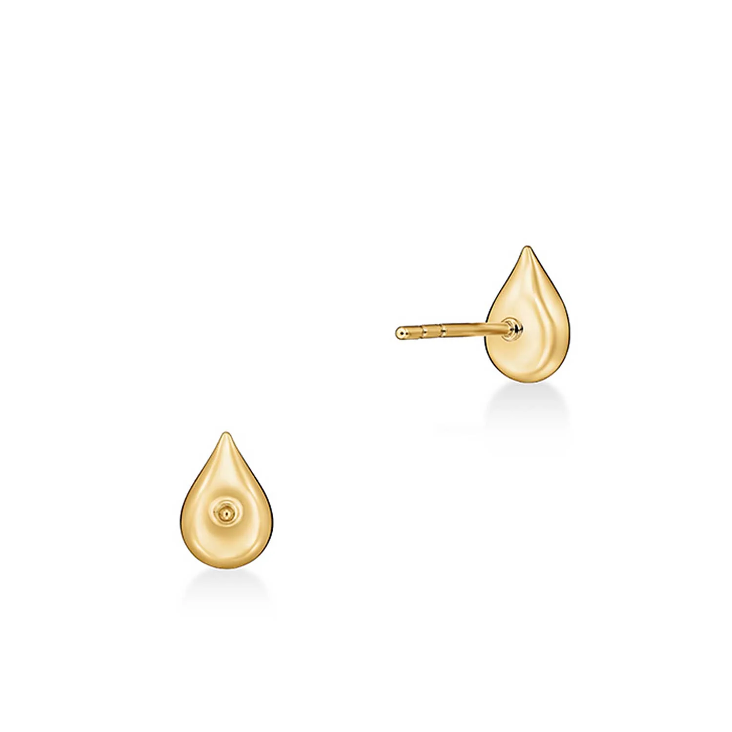 Hearts On Fire 18KY LU Diamond Droplet Stud Earrings - 0.66ctw - Image 3