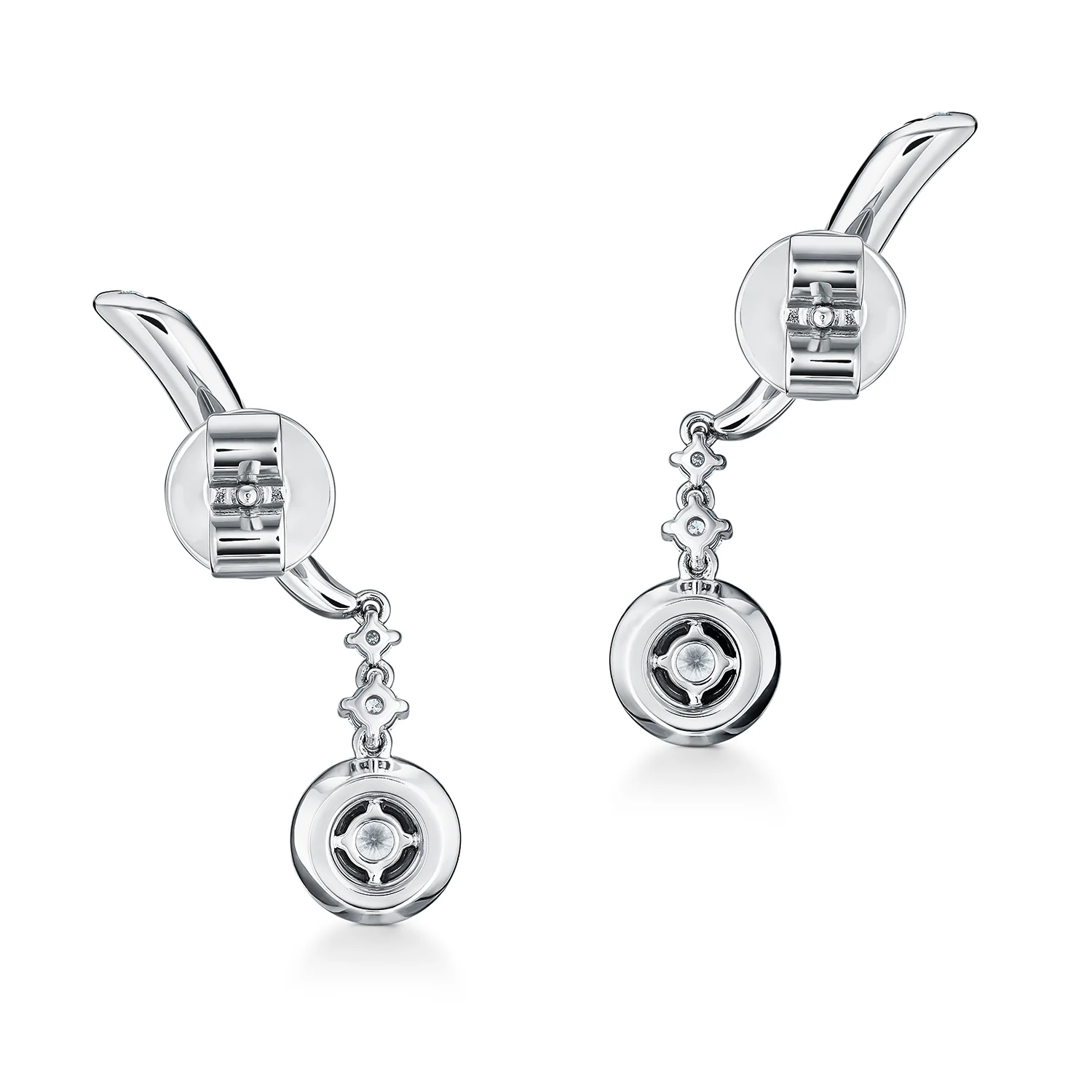Hearts On Fire 18K VELA Diamond Drop Earrings - Image 3
