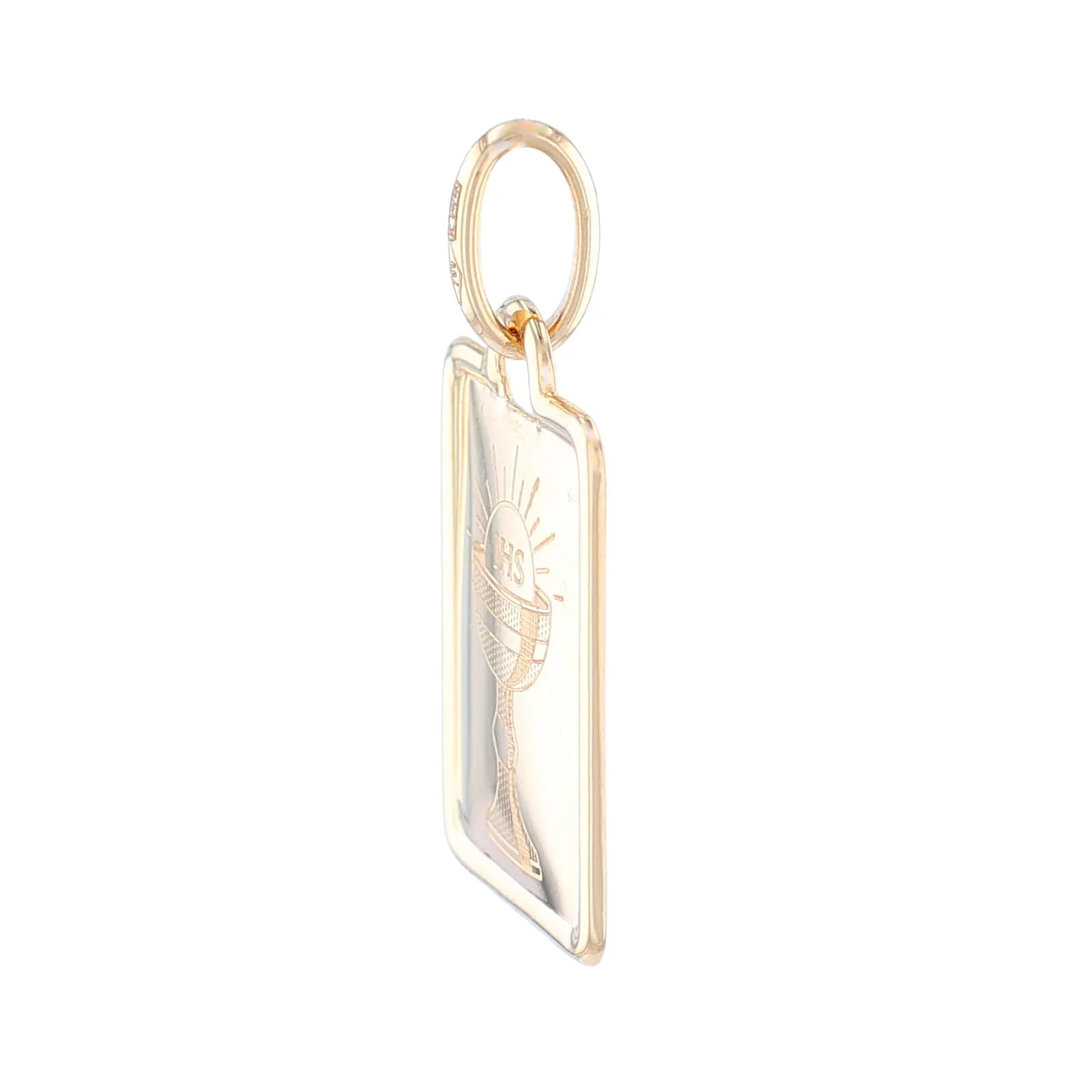 Italian 18K First Communion Pendant - Image 3