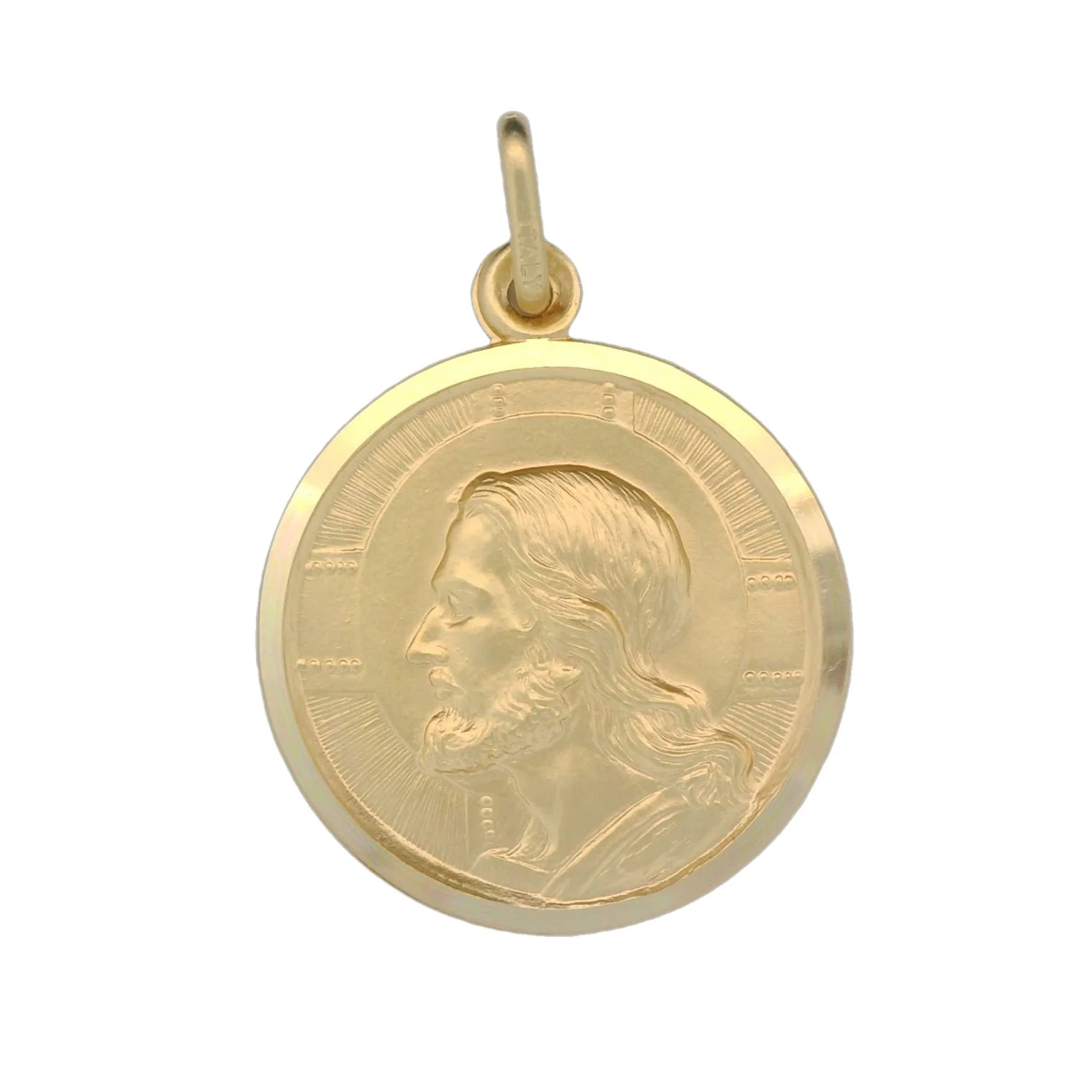 Italian 18K Coined Redeemer Medal - 21MM