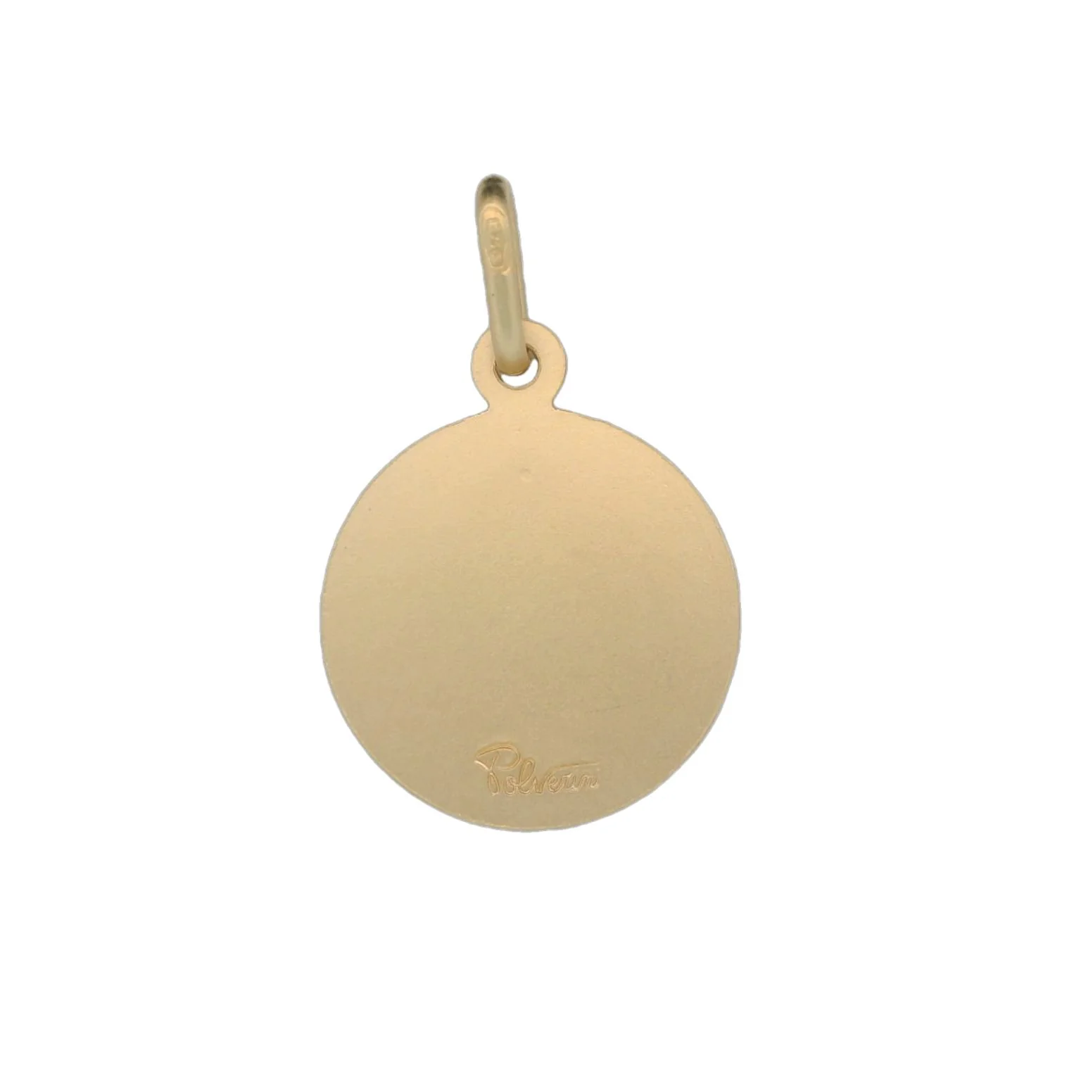 Italian 18K Coined St. Anthony Medal - 13MM - Image 2