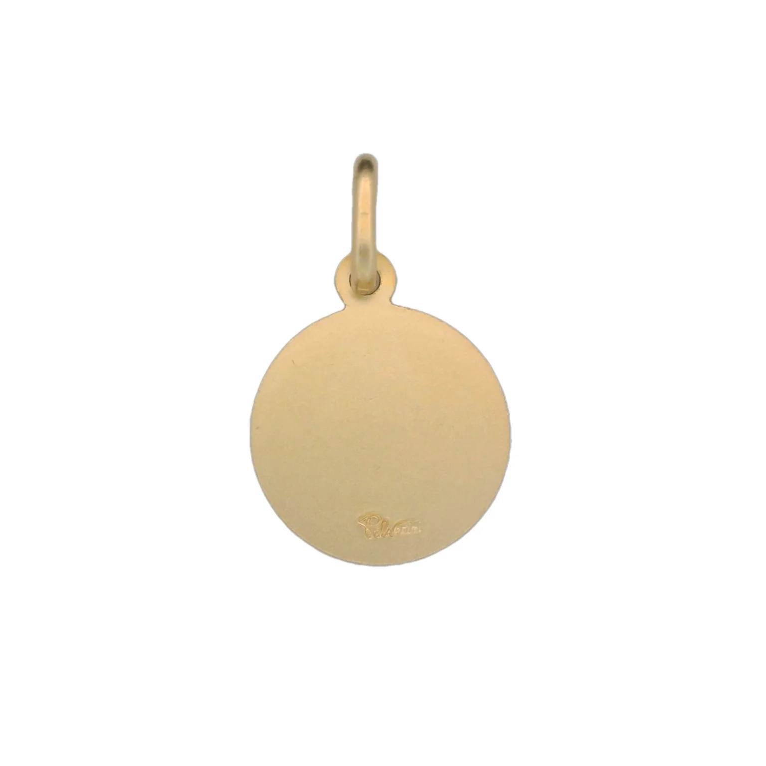 Italian 18K Coined St. Christopher Medal - 13MM - Image 2