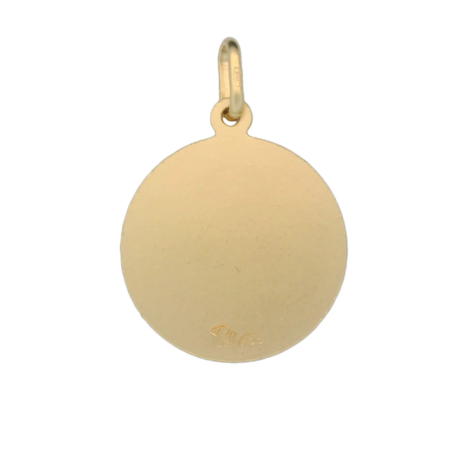 Italian 18K Coined St. John Bosco Medal - 19MM - Image 2