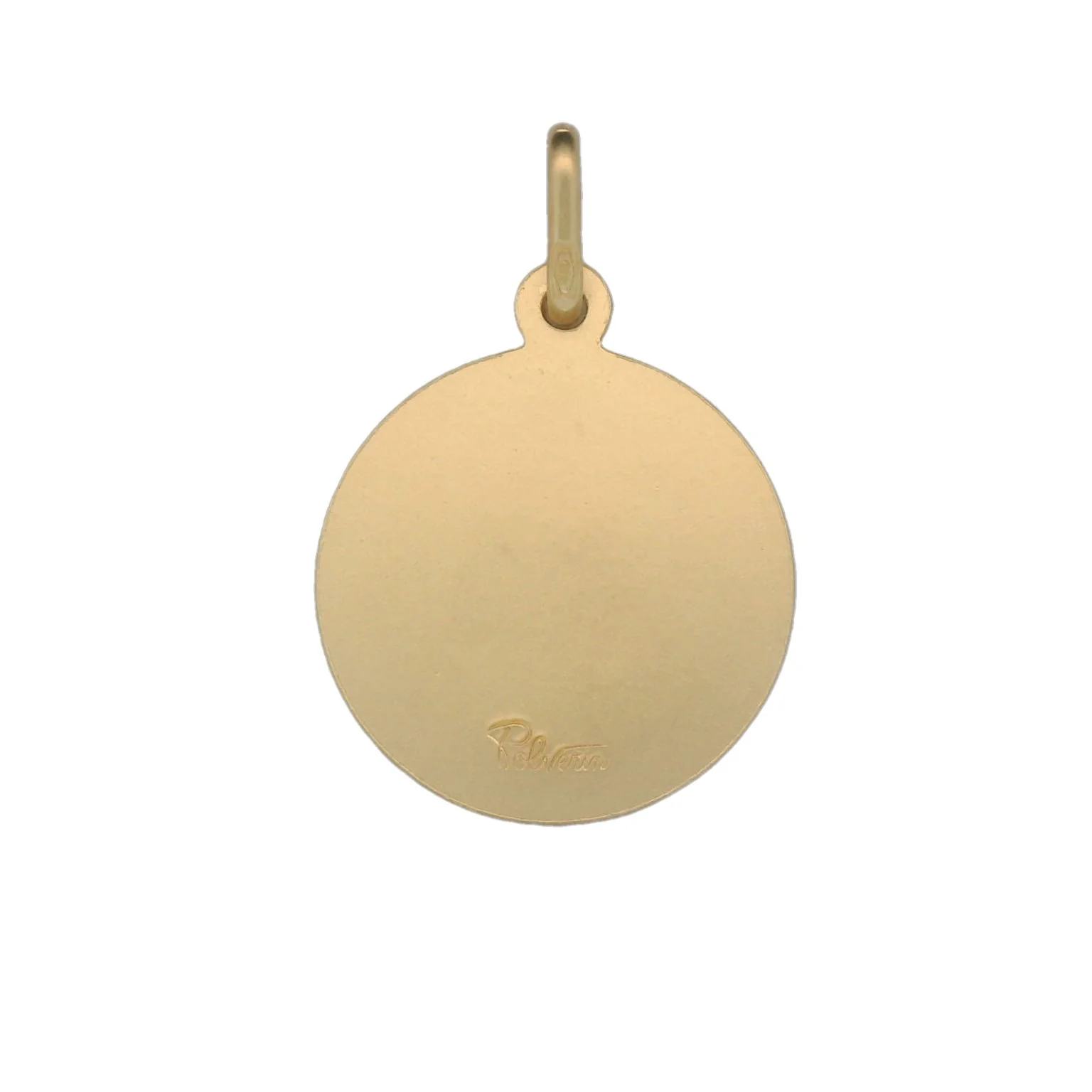Italian 18K Coined St. Joseph Medal - 19MM - Image 2