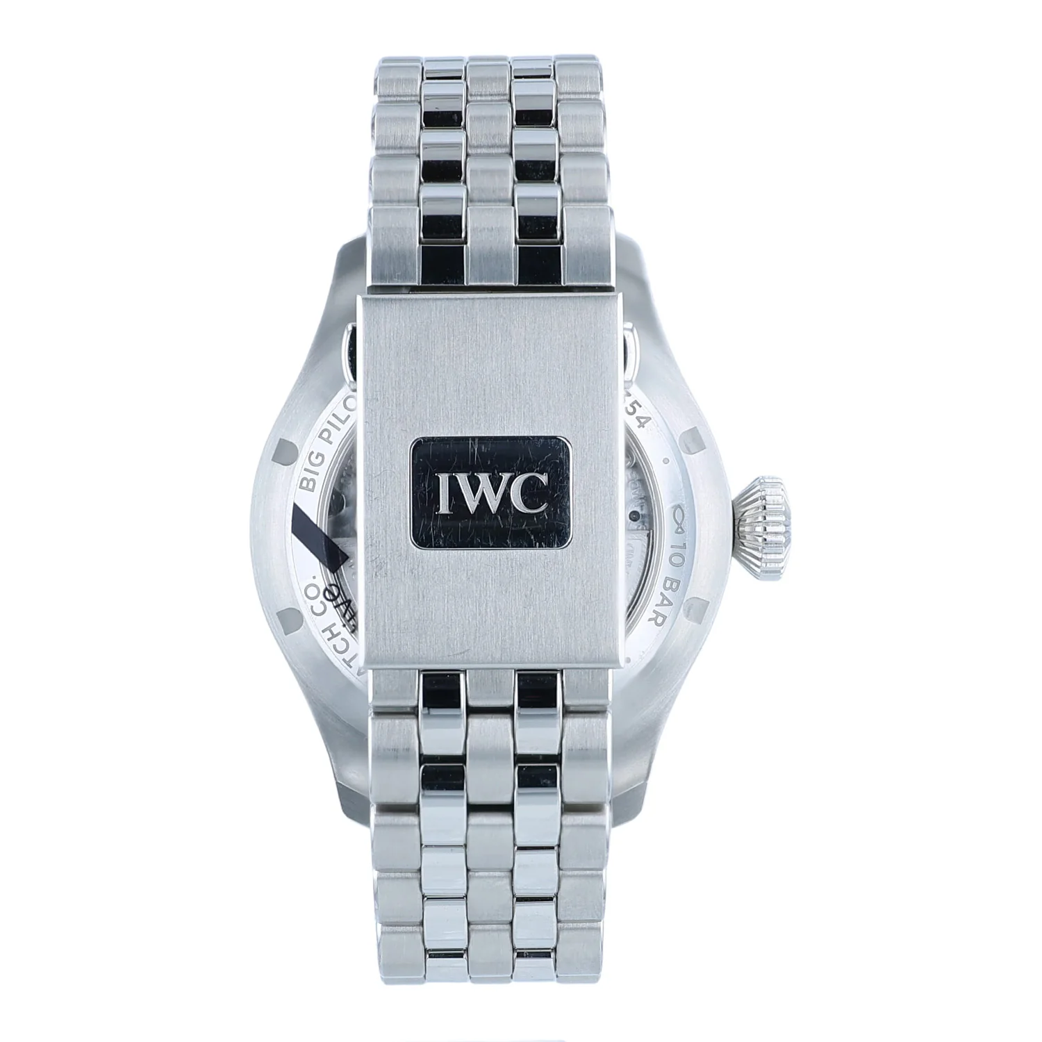 Pre-Owned IWC Big Pilot 43mm Stainless Steel Luxury Engineering Bracelet, In-House power, 100m Water Resistance. - Image 2