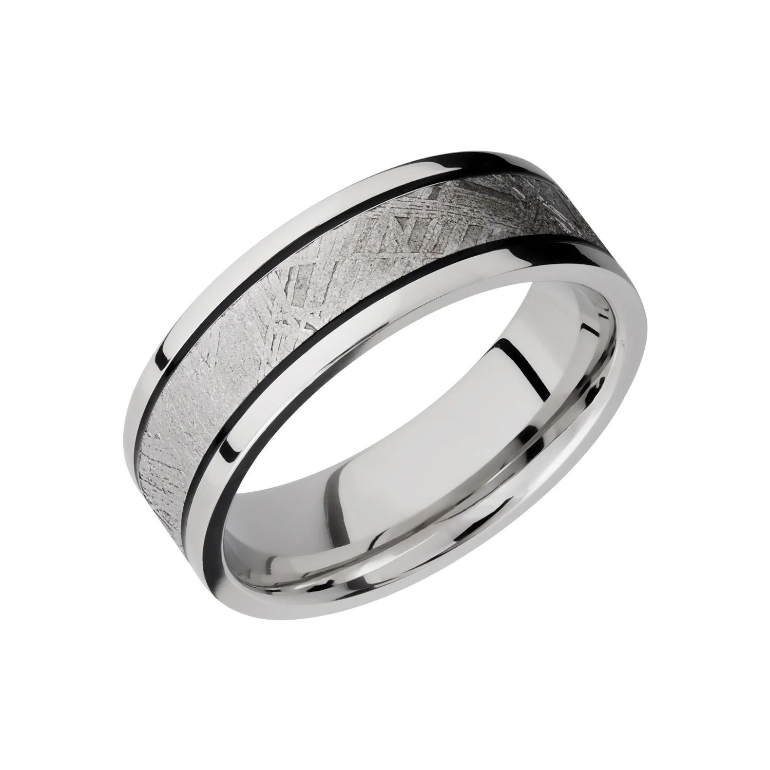Lashbrook Mens Meteorite Ring